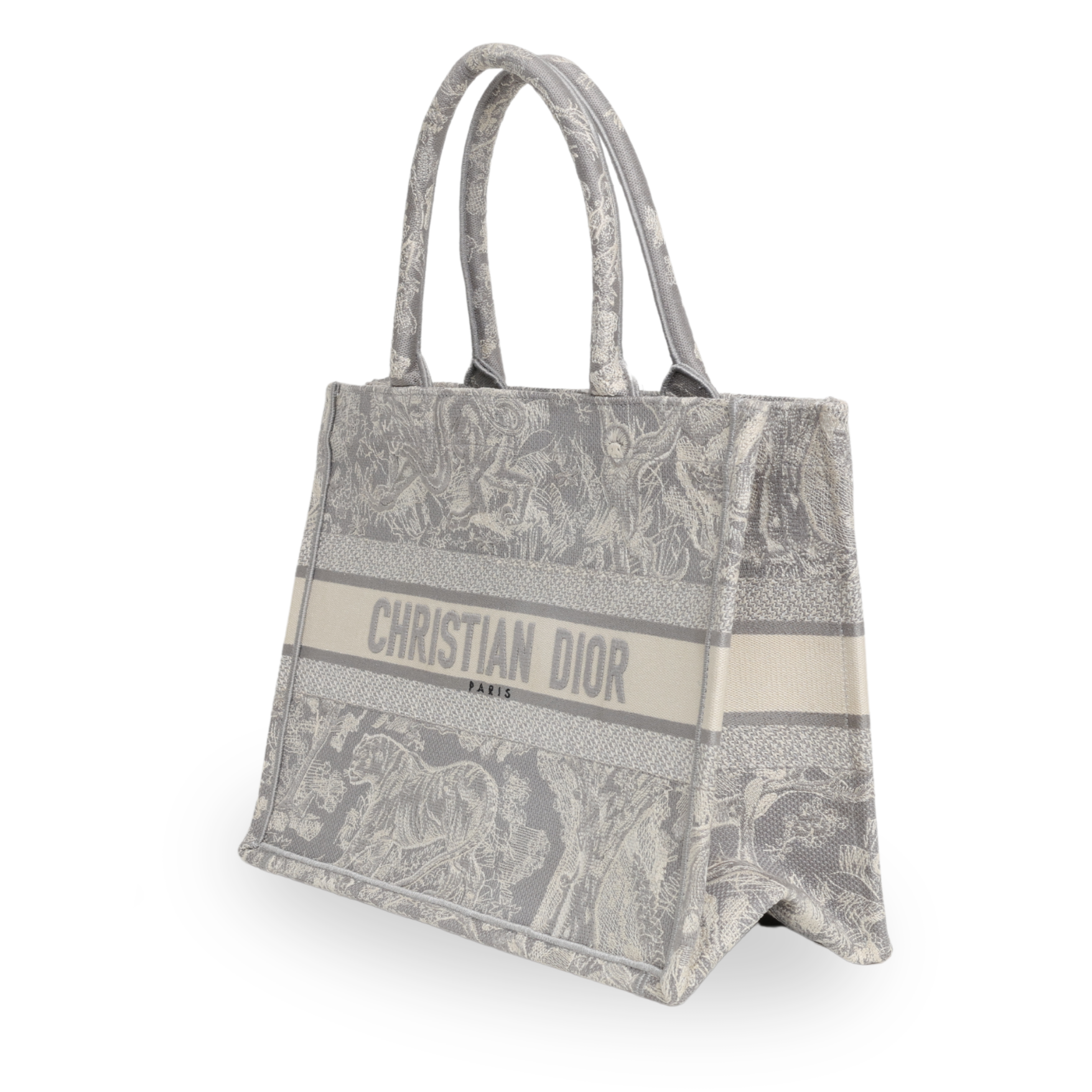 Dior - Canvas Embroidered Medium Dioriviera Toile De Jouy (Pre-Owned)