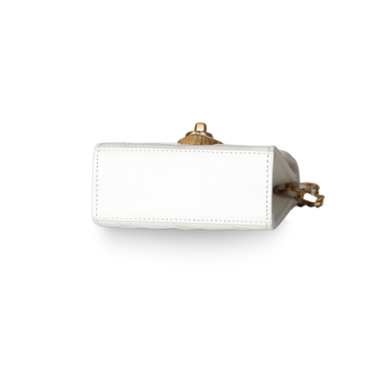 Chanel - Lambskin Mini Flap Bag with Heart Turn Lock (Pre-Owned)
