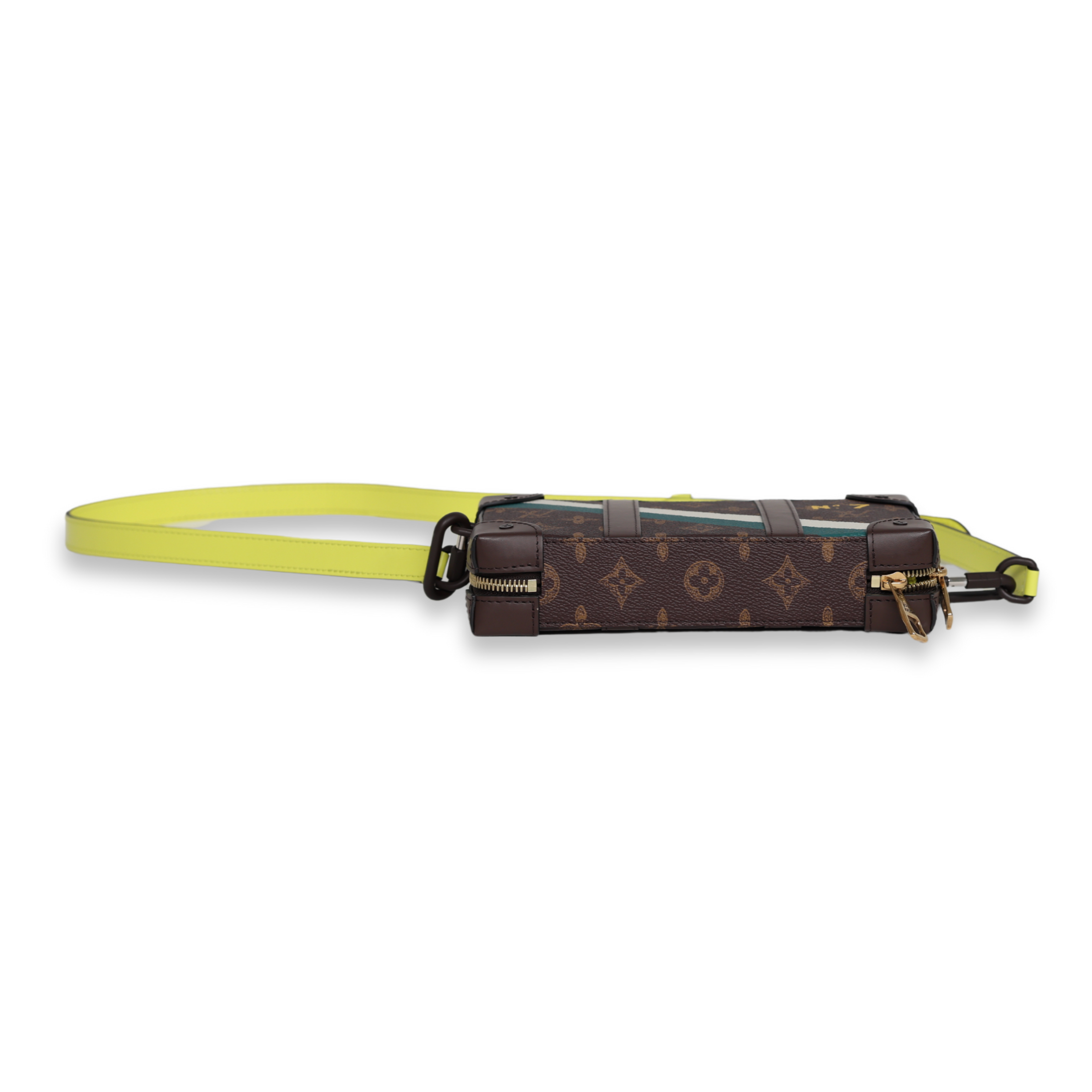 Louis Vuitton - Monogram Trunk Clutch No.7 with Neon Strap (Pre-Owned)