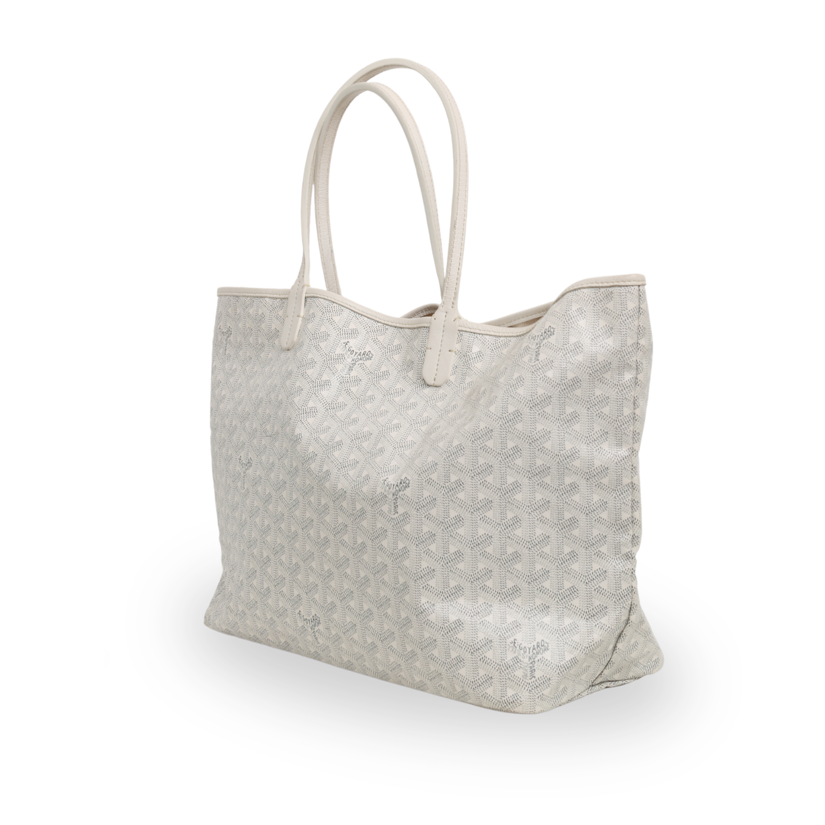 Goyard - Goyardine Reversible Anjou PM White (Pre-Owned)