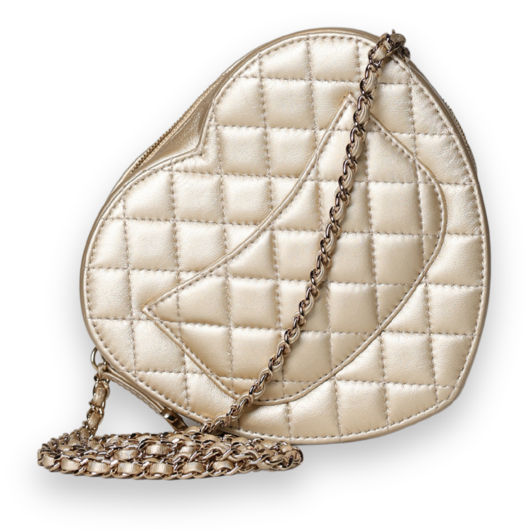Chanel - CC in Love Heart Bag Quilted Lambskin (Pre-Owned)