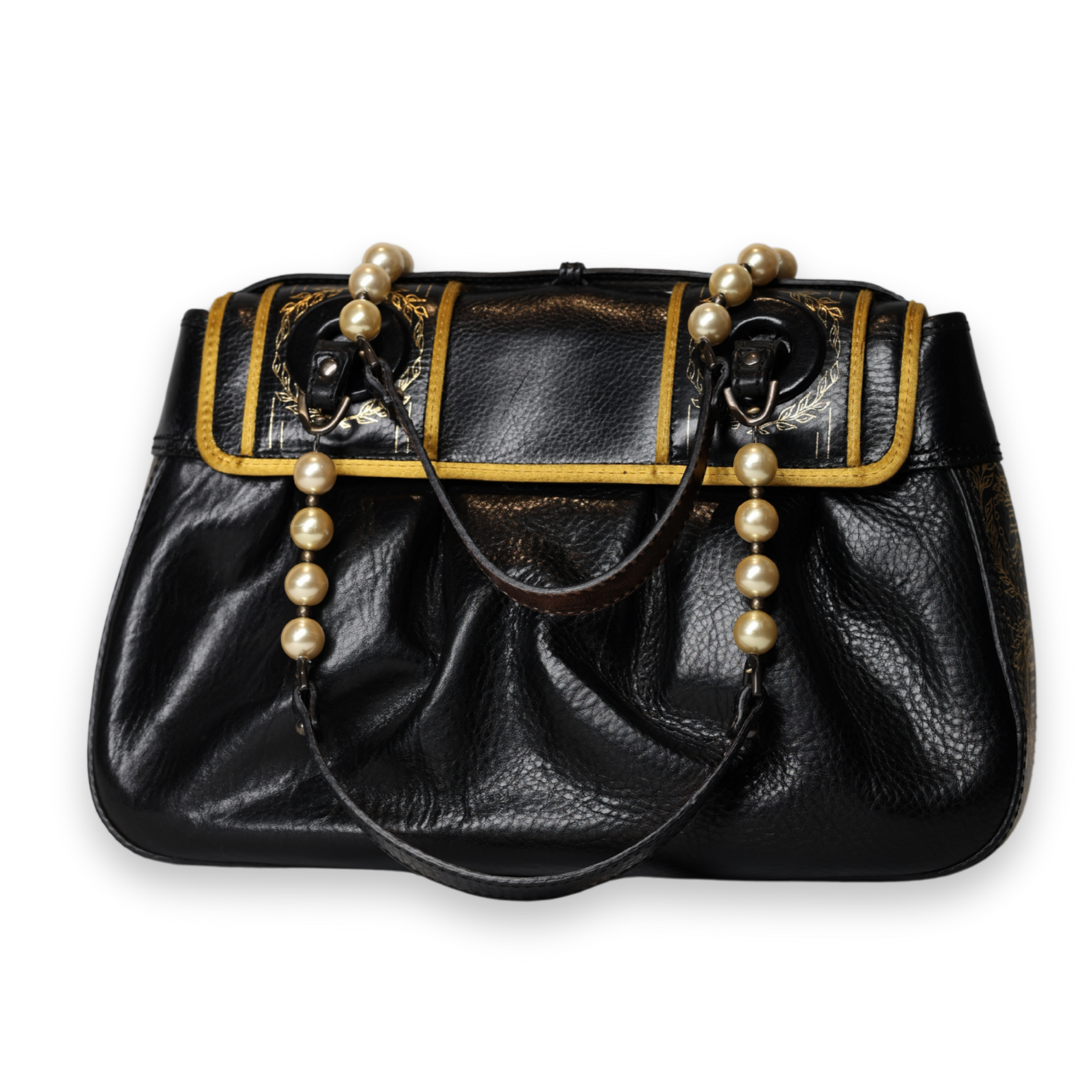 Fendi - Calfskin Embellished B Bag (Pre-Owned)