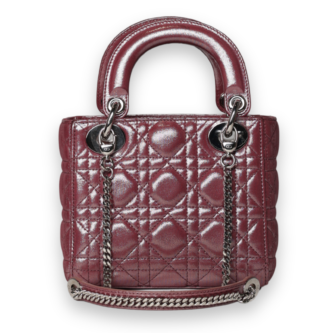 Dior - Metallic Cannage Mini Lady Dior (Pre-Owned)