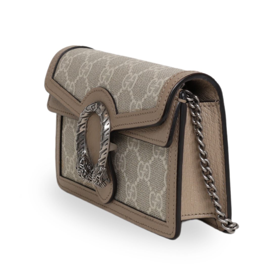 Gucci - GG Supreme Monogram Calfskin Dionysus Beige/White (Pre-Owned)