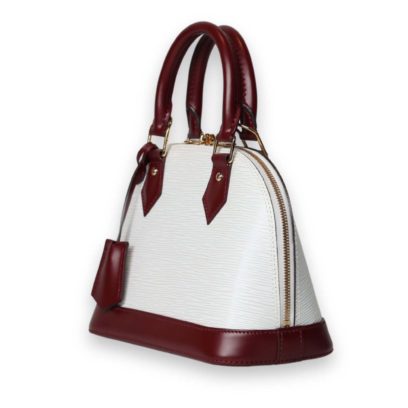 Louis Vuitton - Alma BB Epi Leather Maroon/White (Pre-Owned)