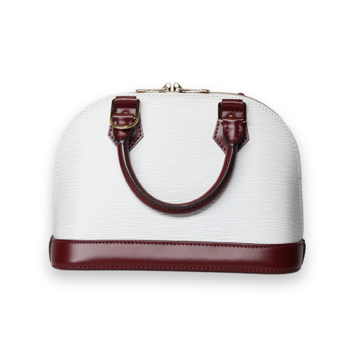 Louis Vuitton - Alma BB Epi Leather Maroon/White (Pre-Owned)