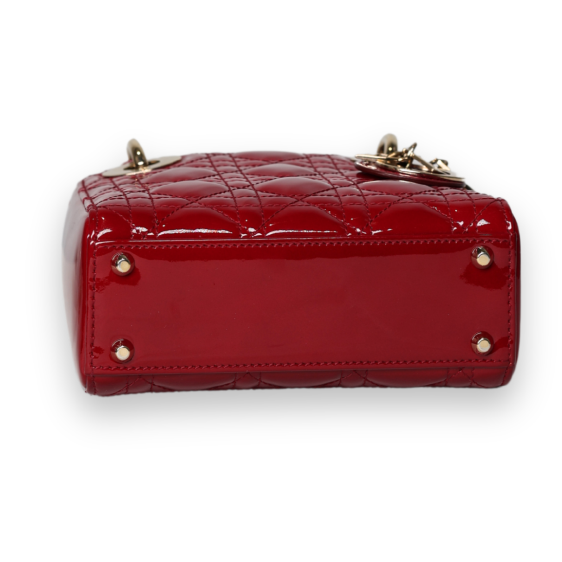 Dior - Small Lady Dior Red Handbag (Pre-Owned)