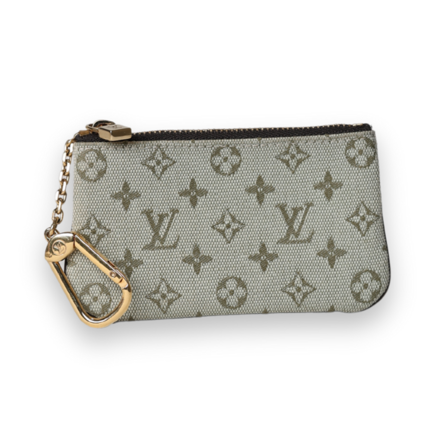 Louis Vuitton - Mini Monogram Jacquard Key Pouch Khaki (Pre-Owned)