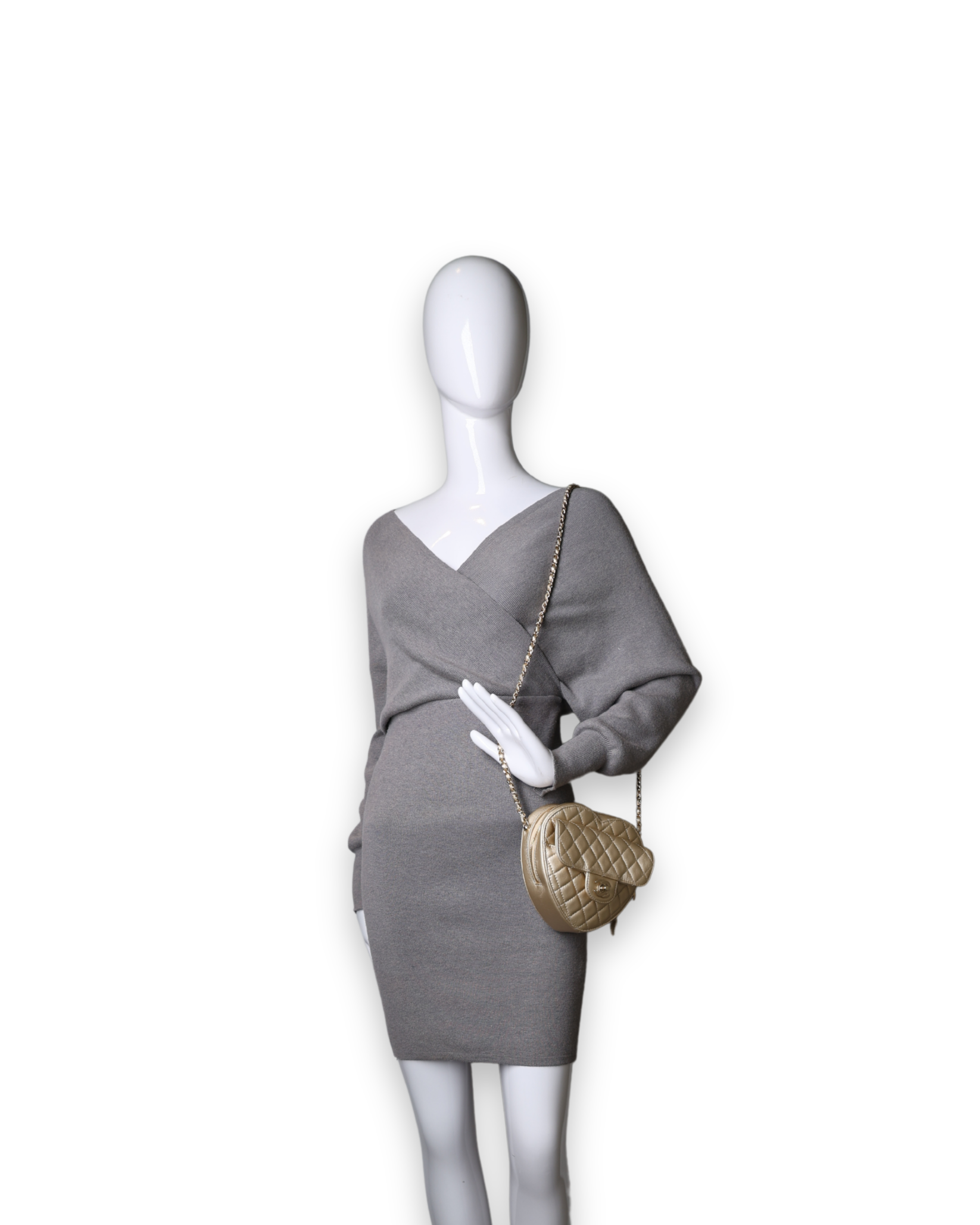 Chanel - CC in Love Heart Bag Quilted Lambskin (Pre-Owned)