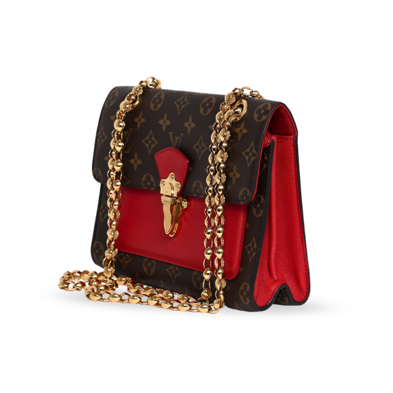 Louis Vuitton - Victoire Handbag Monogram Canvas and Leather (Pre-Owned)