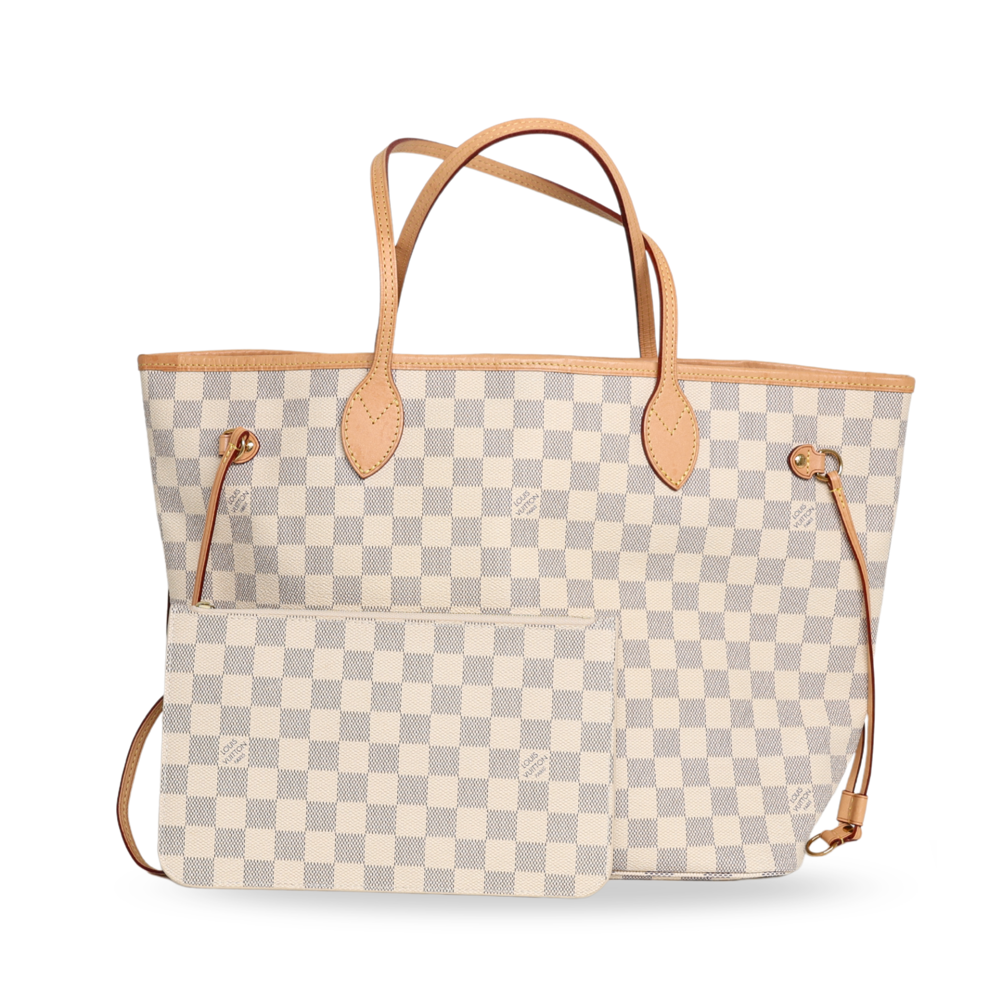 Louis Vuitton - Neverfull GM Damier Azur Rose Ballerine (Pre-Owned)