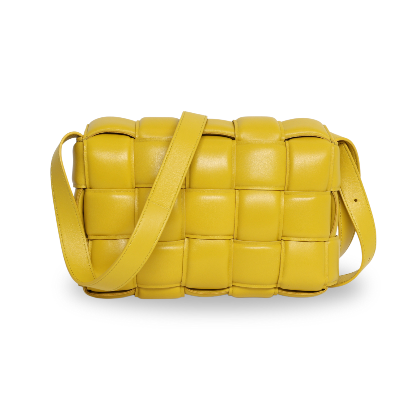 Bottega Veneta - Nappa Maxi Intreccio Padded Cassette Crossbody Bag (Pre-Owned)