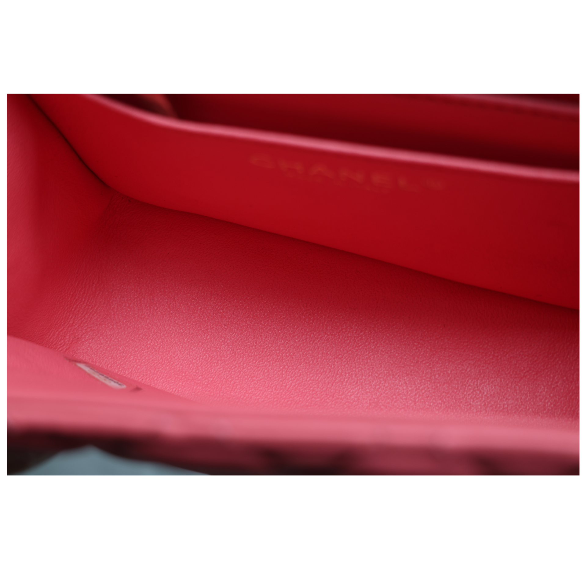 Chanel - Lambskin Quilted Mini Square Flap Pink (Pre-Owned)