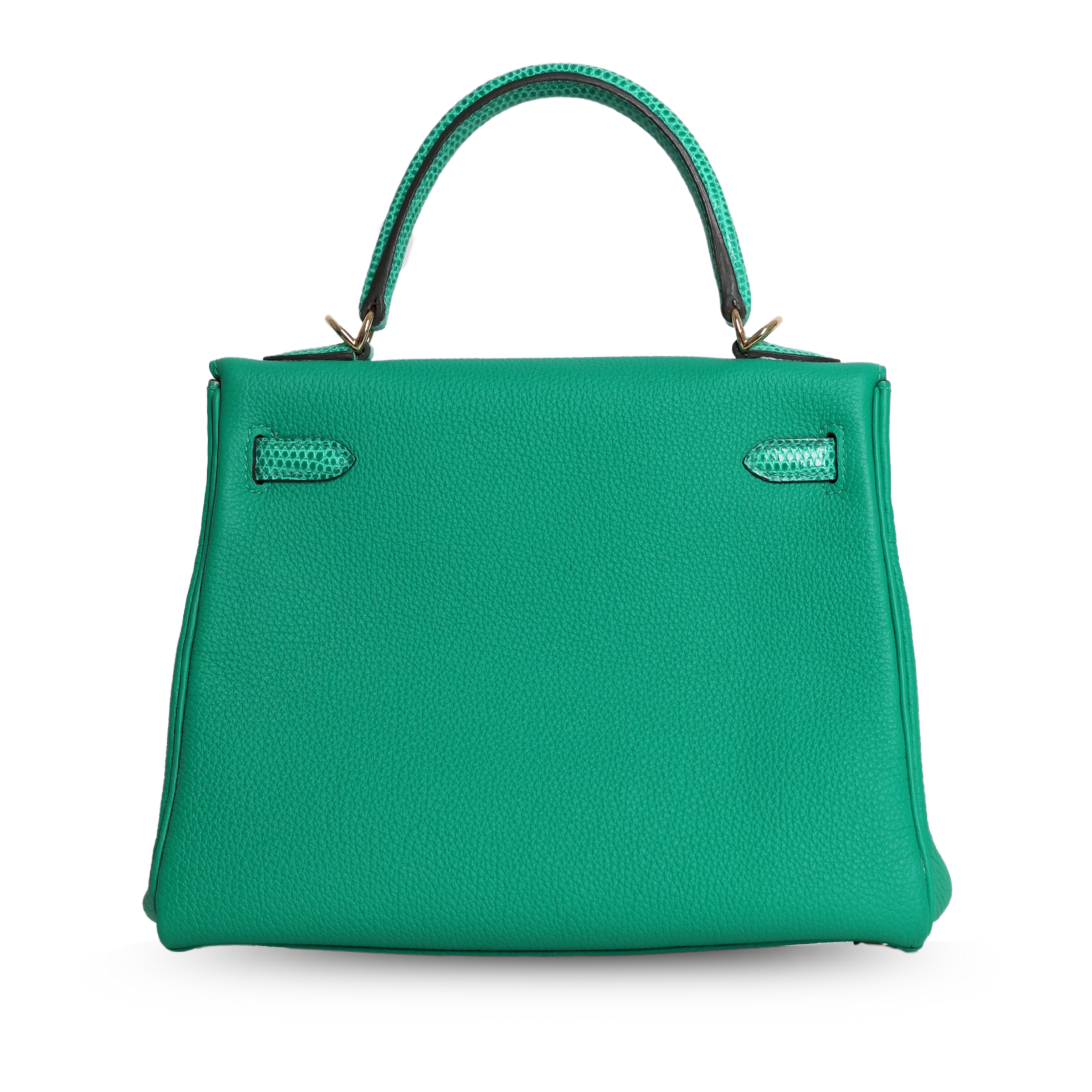 Hermes - Limited Edition Kelly Bag Bambou Green Touch 25 (Pre-Owned)