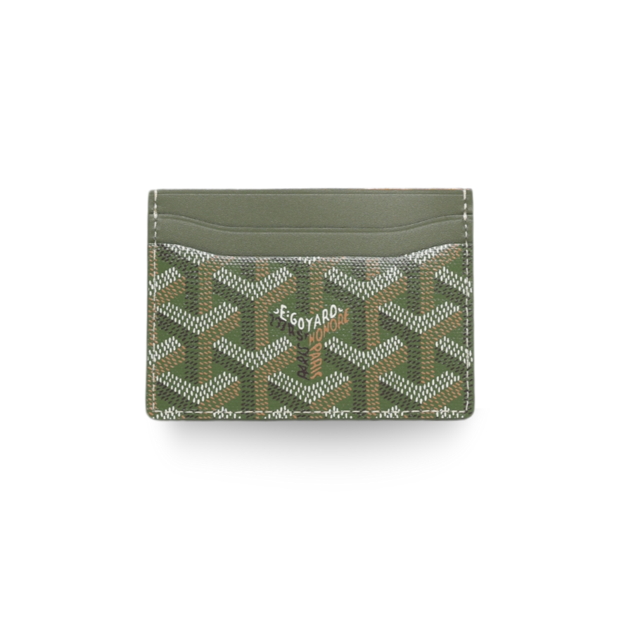 Goyard - Saint Sulpice Khaki Green Card Wallet (Pre-Owned)