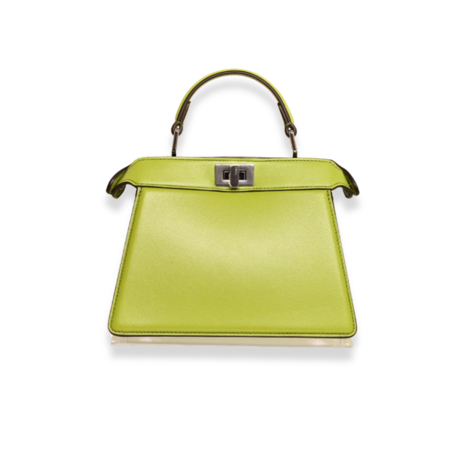 Fendi - Shiny Nappa Petite Peekaboo I SEE U Satchel Wasabi (Pre-Owned)