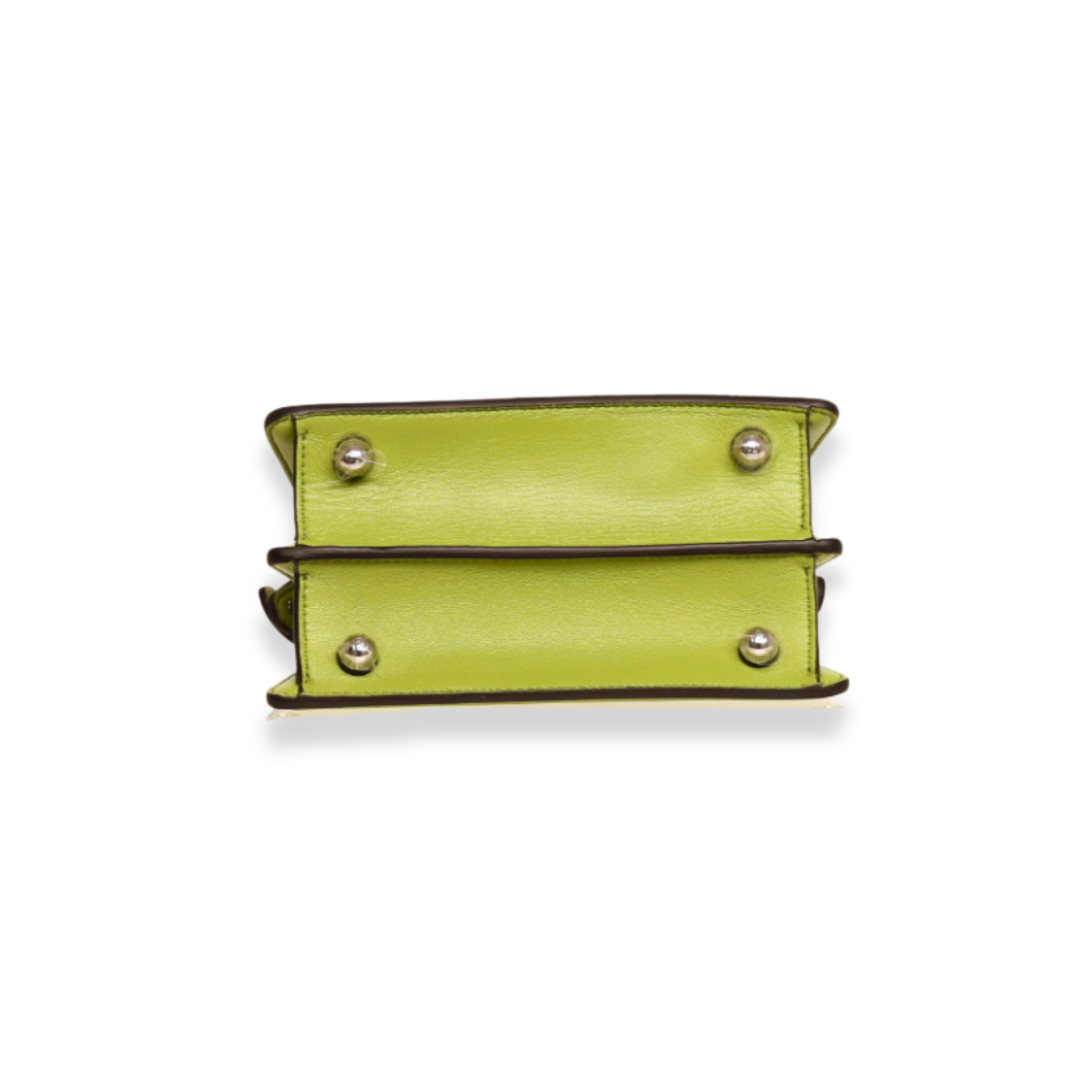 Fendi - Shiny Nappa Petite Peekaboo I SEE U Satchel Wasabi (Pre-Owned)