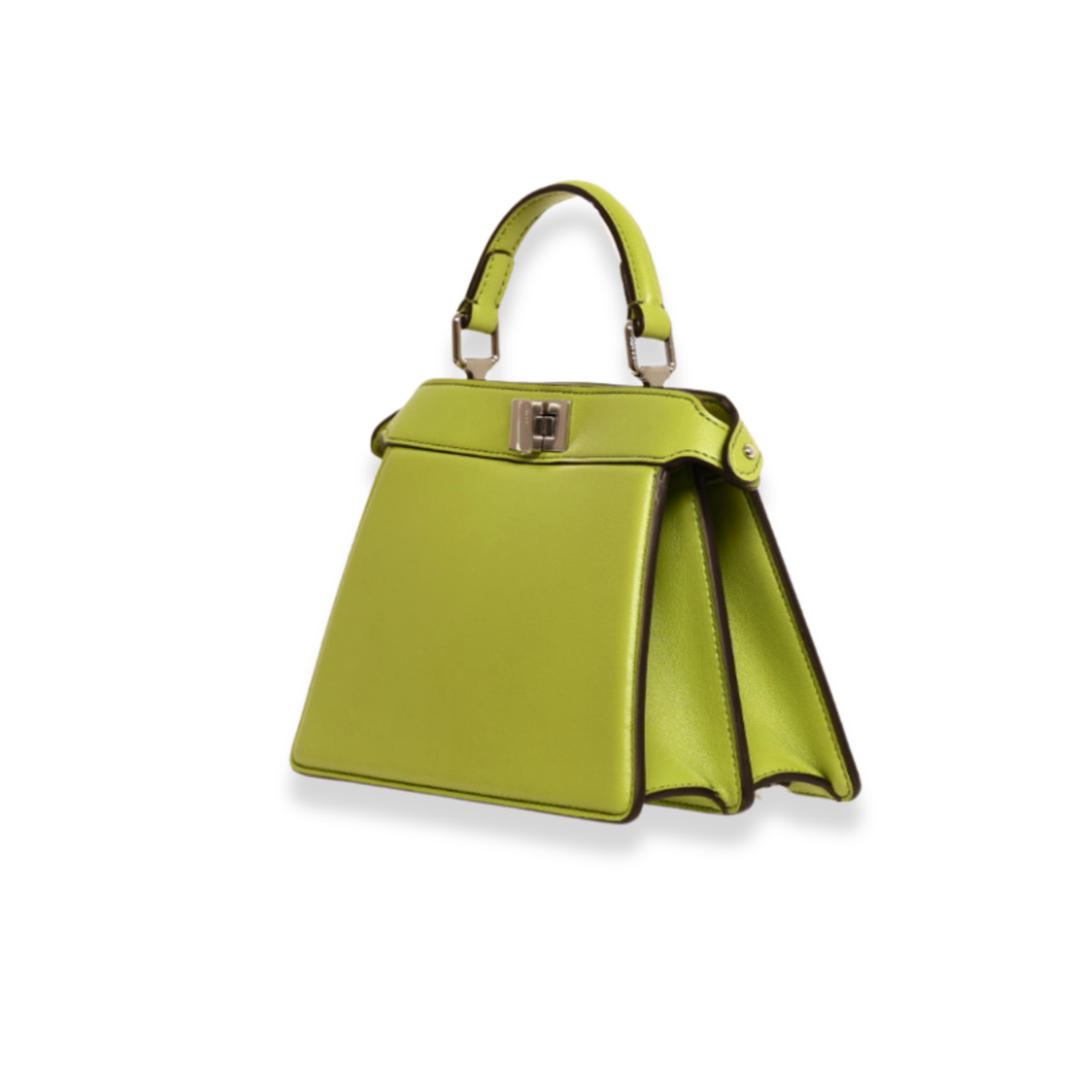 Fendi - Shiny Nappa Petite Peekaboo I SEE U Satchel Wasabi (Pre-Owned)