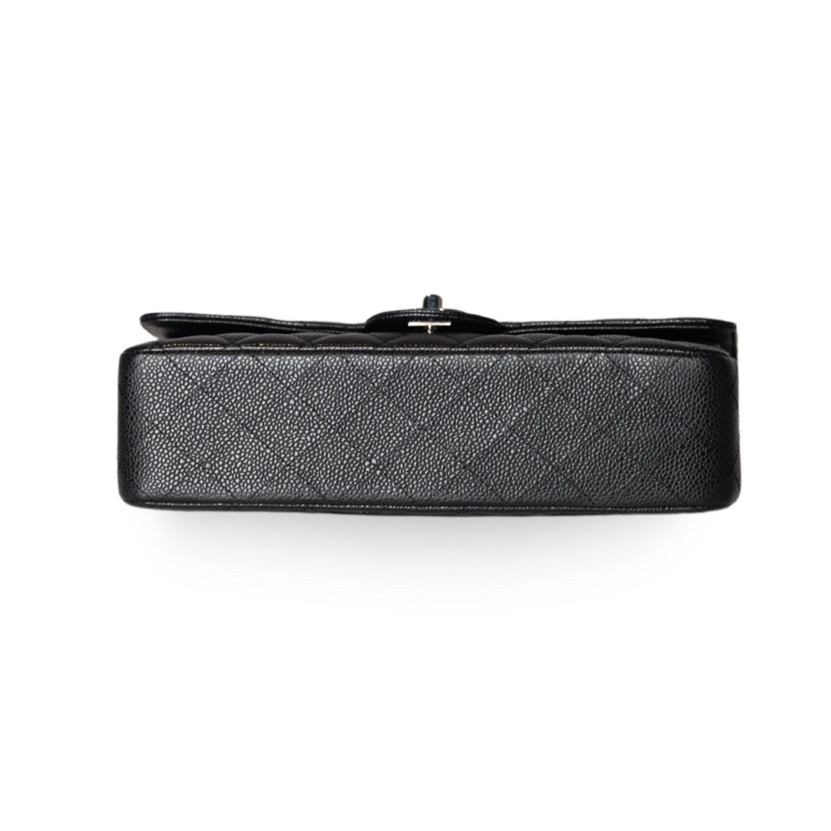 Chanel - Classic Medium Double Flap Bag Black Lambskin (Pre-Owned)