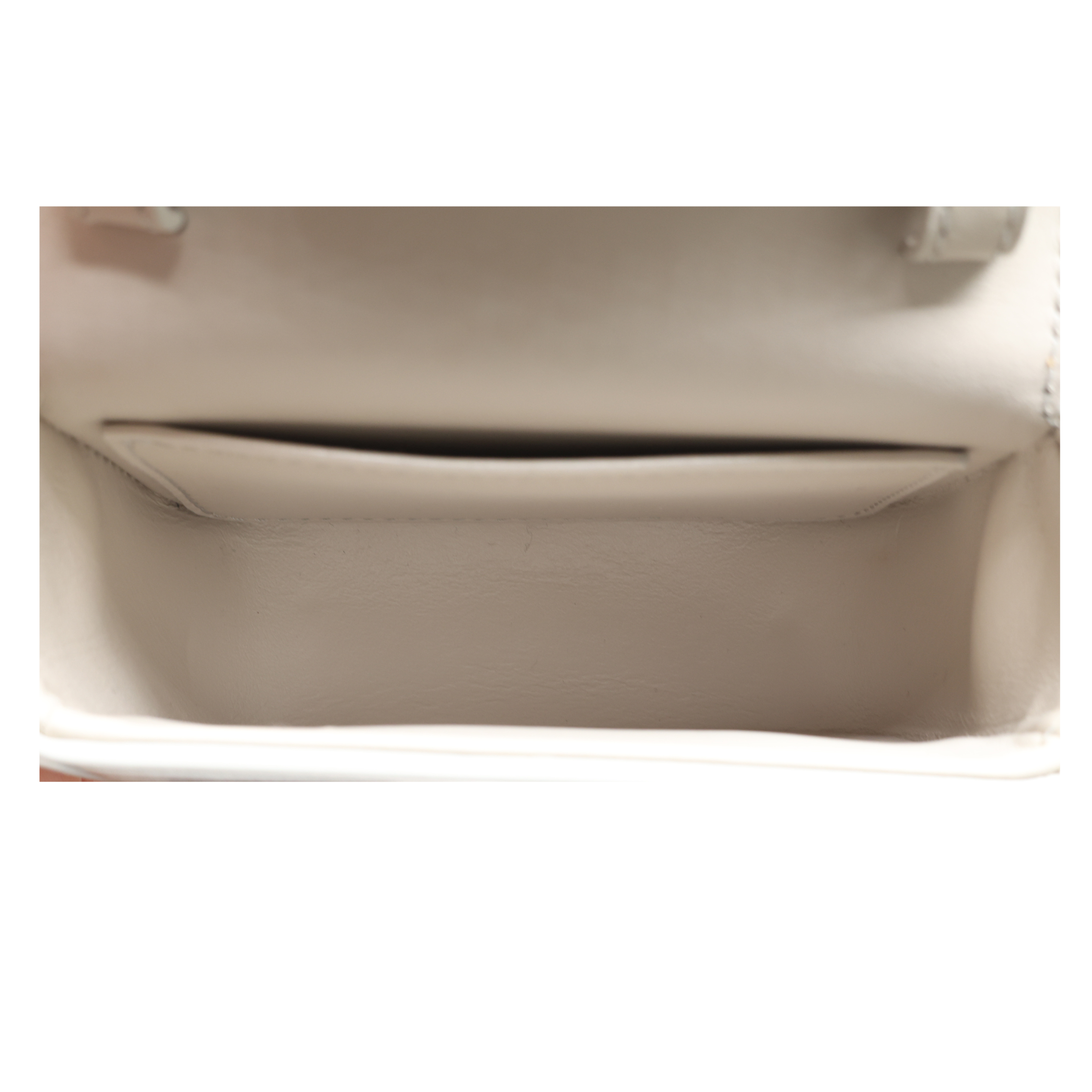 Celine - Calfskin Mini Triomphe Chalk (Pre-Owned)