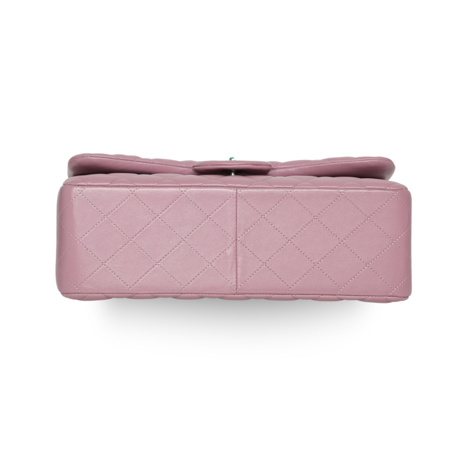 Chanel - Jumbo Classic Flap Bag Dark Pink Quilted Lambskin (Brand New)
