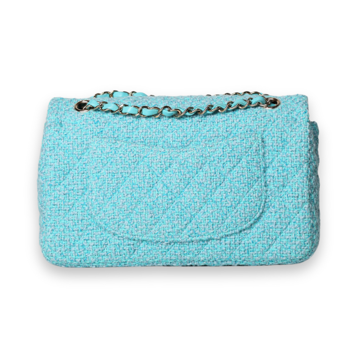 Chanel - Classic Flap Blue Tweed (Pre-Owned)