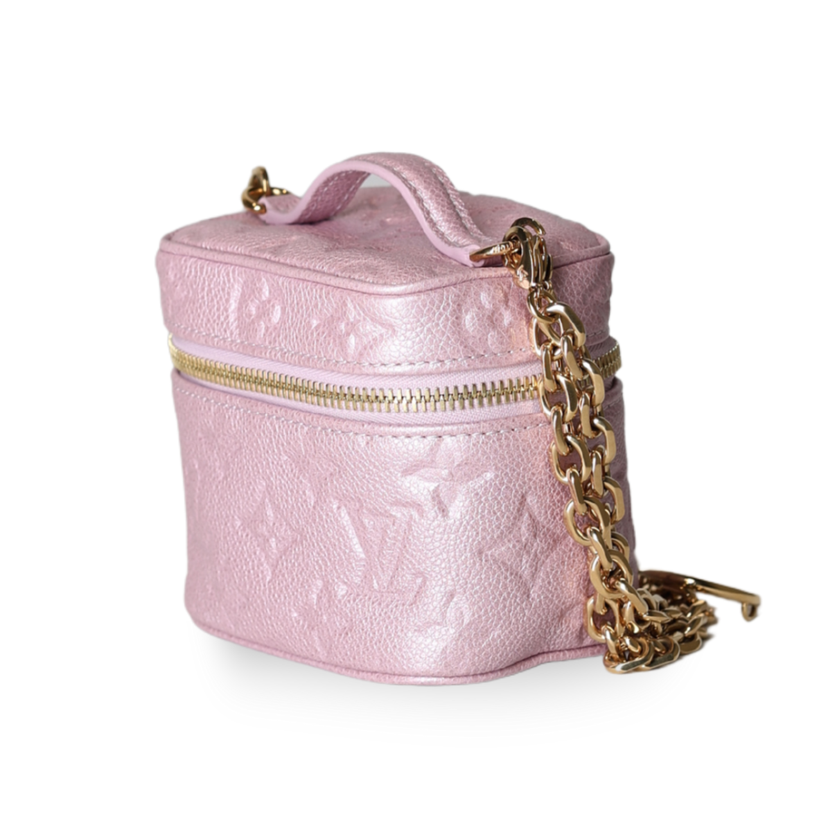 Louis Vuitton - Monogram Empreinte Nice Nano Vanity Case Rose Pink (Pre-Owned)