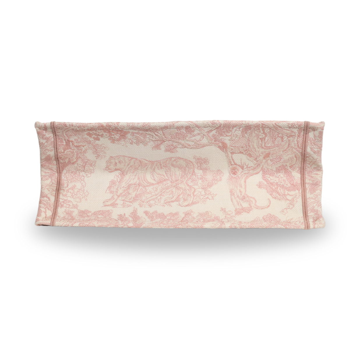 Dior - Canvas Large Dioriviera Toile De Jouy Book Tote Rose (Pre-Owned)