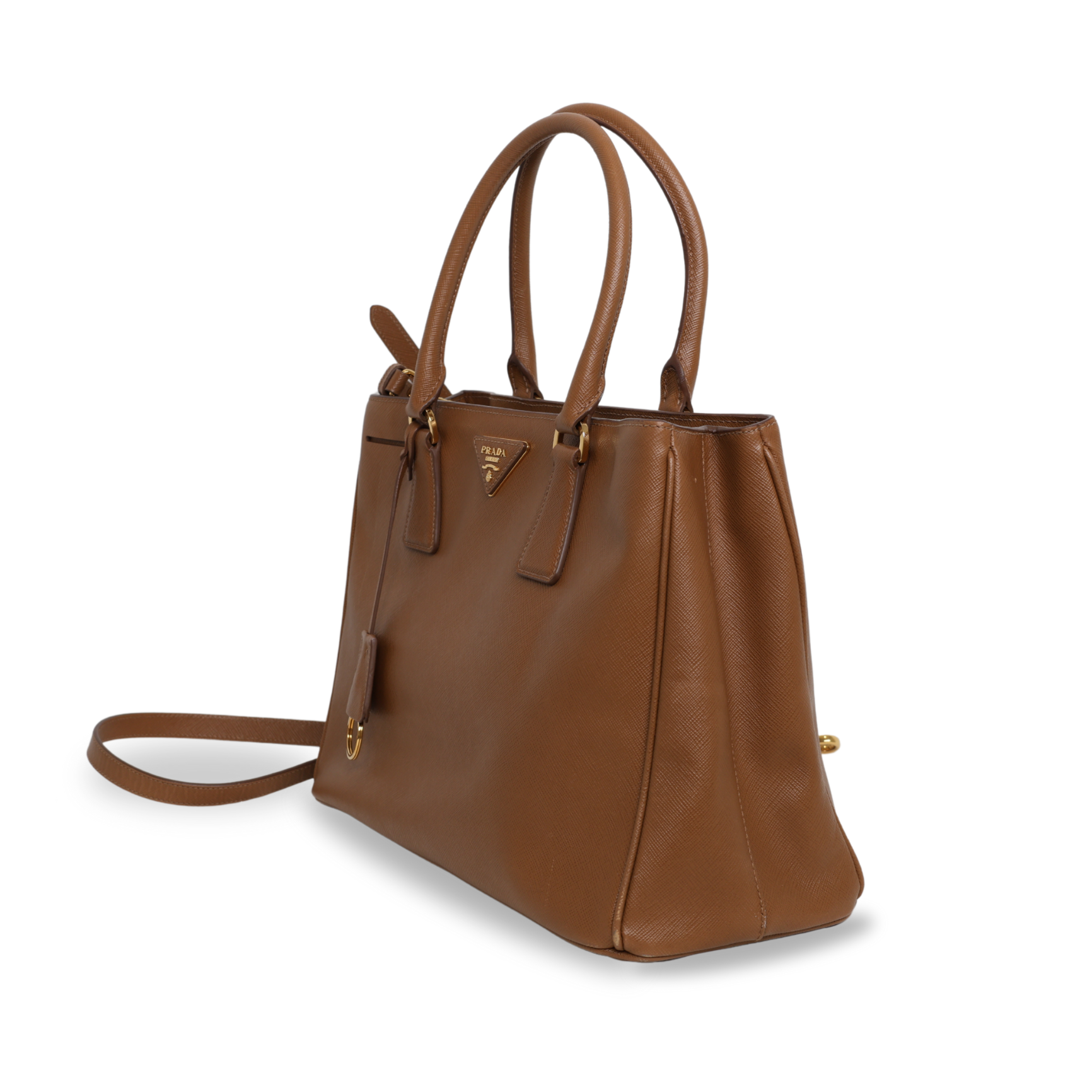 Prada - Saffiano Lux Medium Tote Palissandro (Pre-Owned)