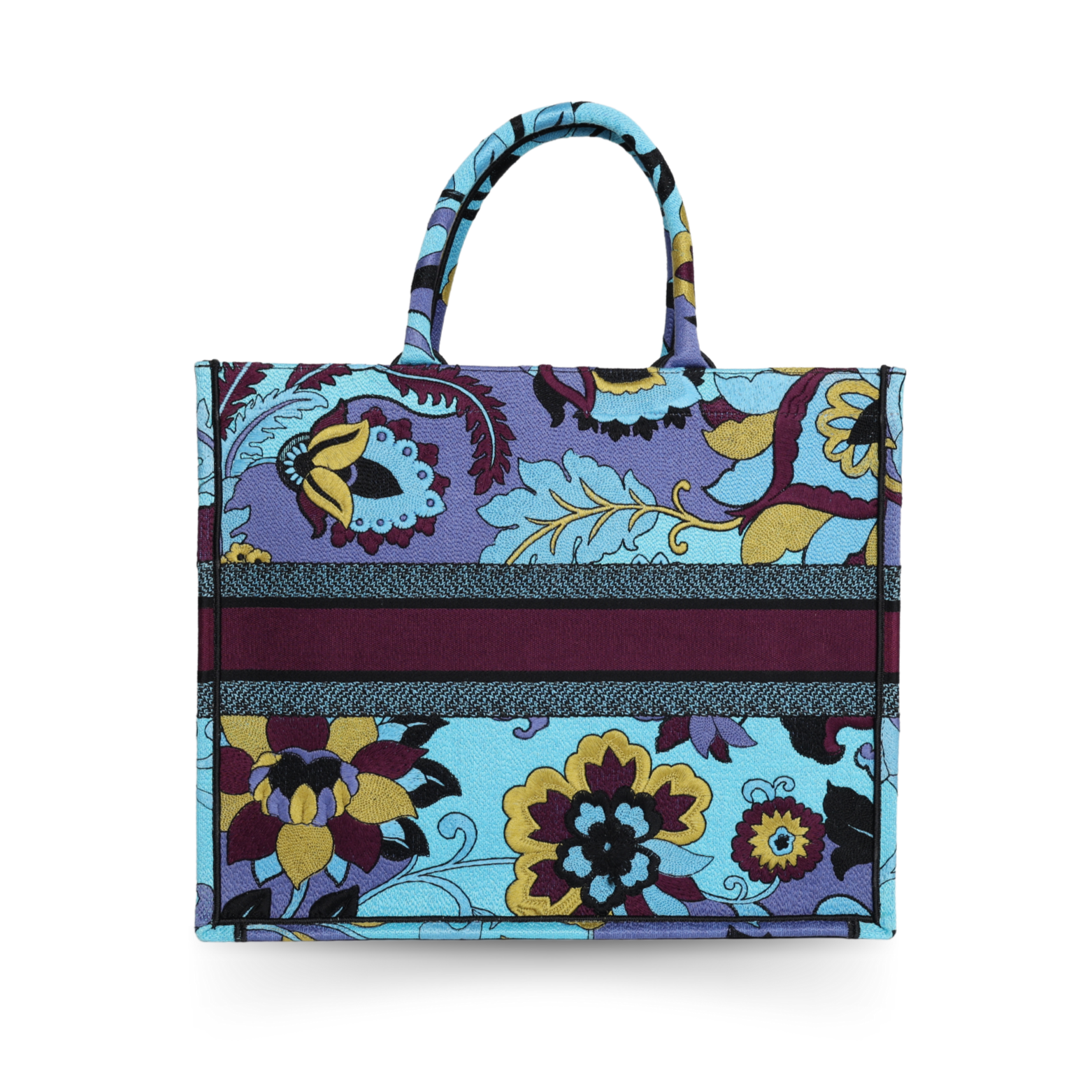 Dior - Oblique Book Tote Large – Blue Canvas (Pre-Owned)