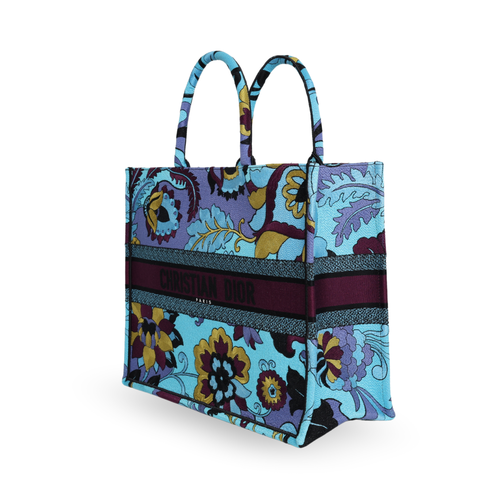 Dior - Oblique Book Tote Large – Blue Canvas (Pre-Owned)