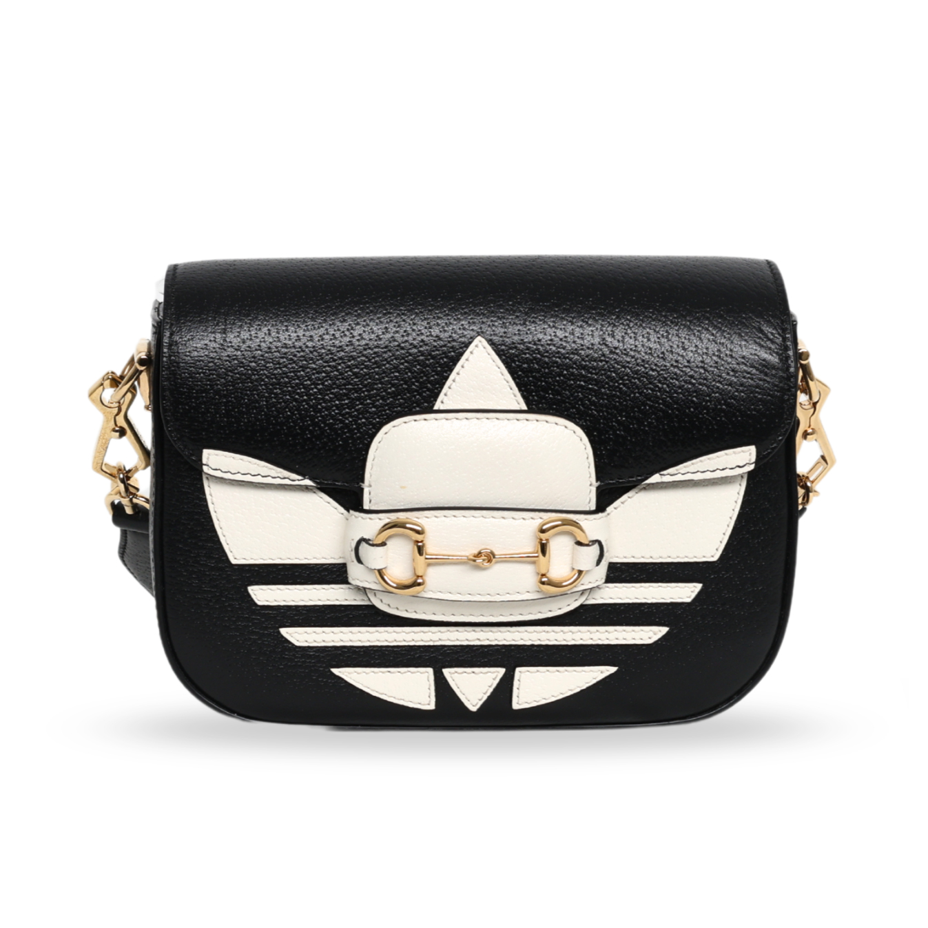 Gucci - Gucci x Adidas Horsebit 1955 Mini Bag Black (Pre-Owned)