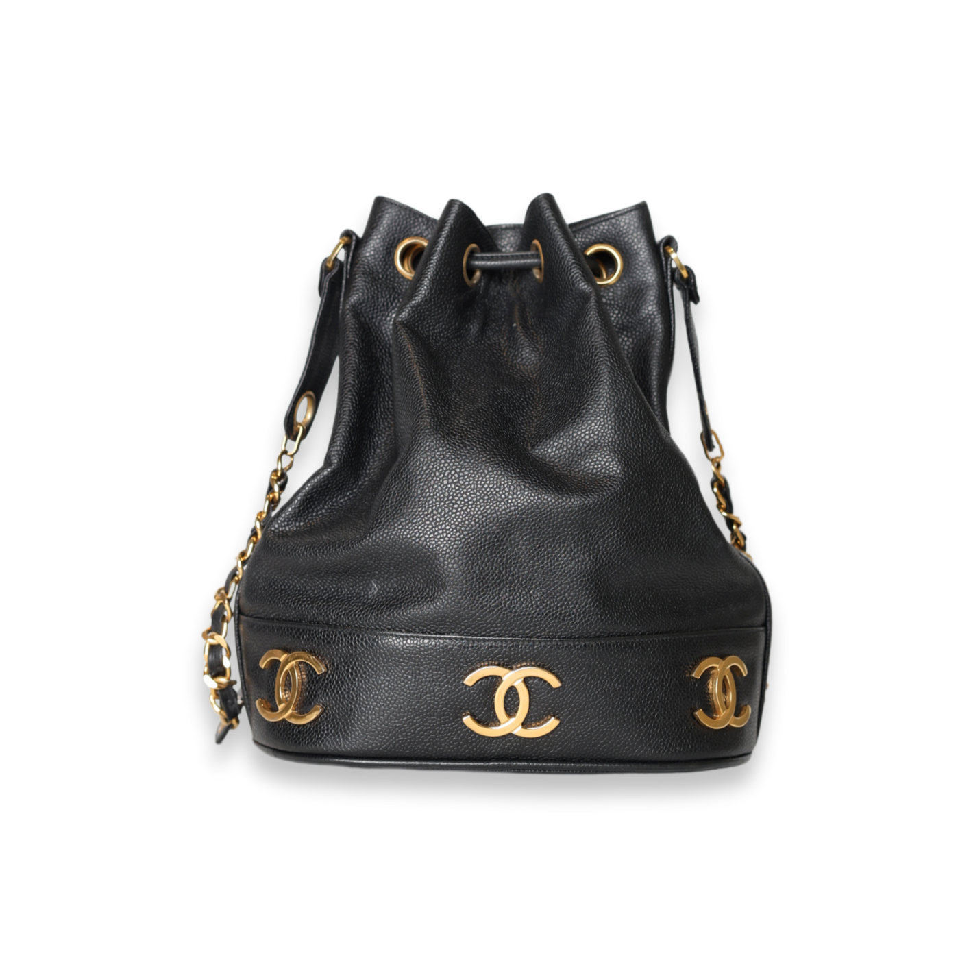 Chanel - CC Drawstring Bucket Bag (Pre-Owned)