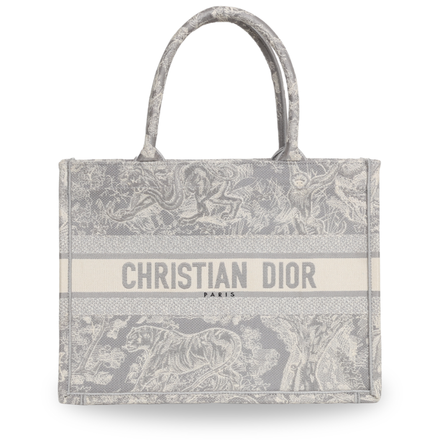 Dior - Canvas Embroidered Medium Dioriviera Toile De Jouy (Pre-Owned)