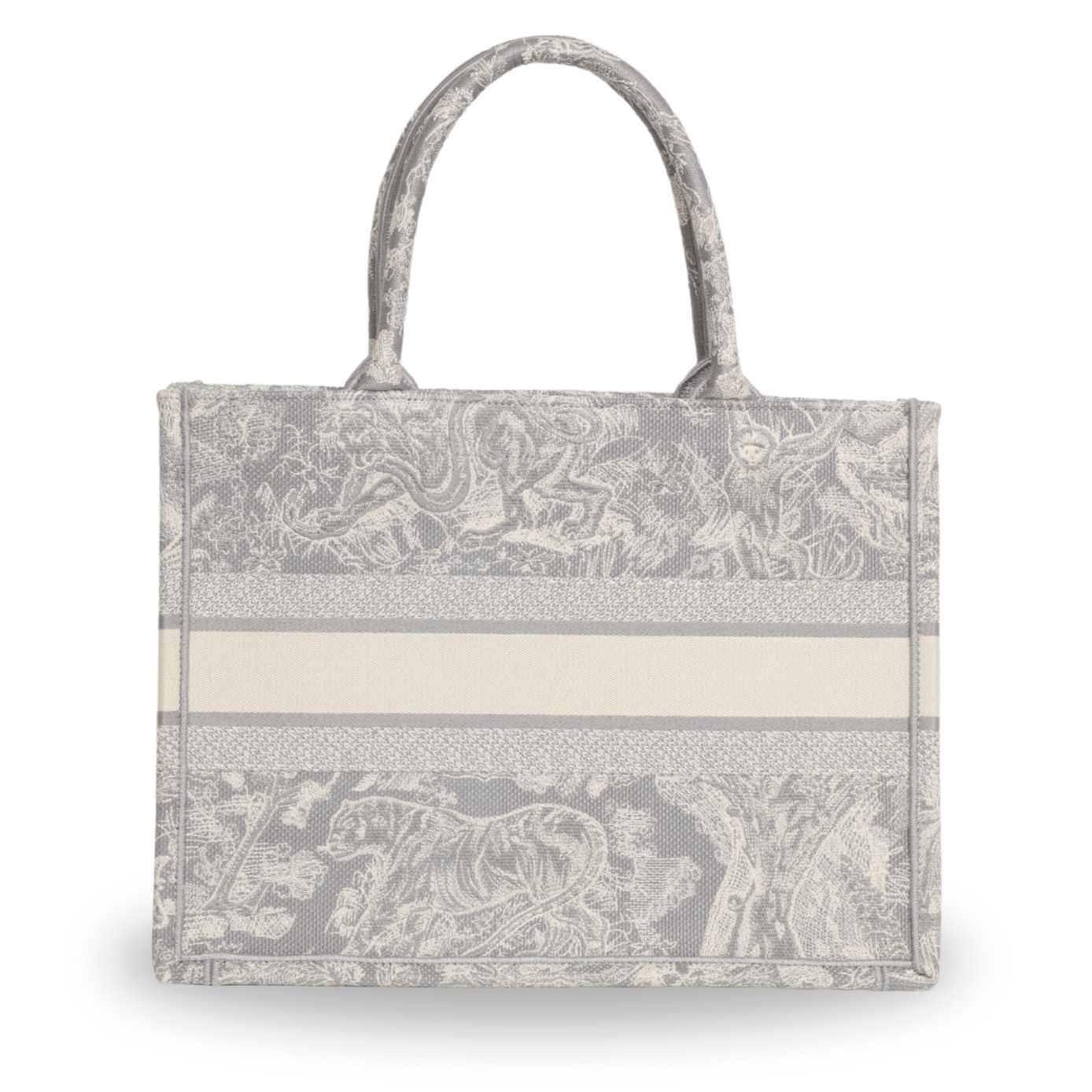 Dior - Canvas Embroidered Medium Dioriviera Toile De Jouy (Pre-Owned)