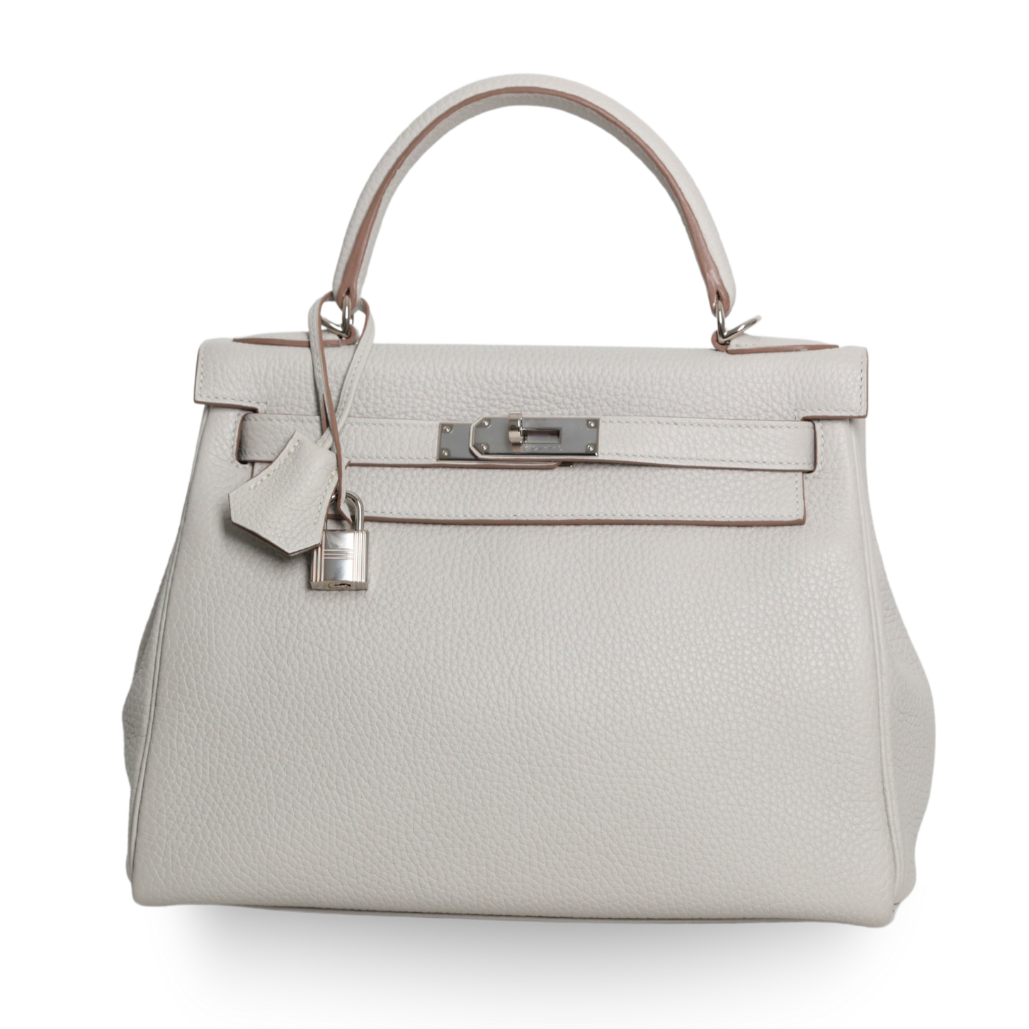 Hermes - Kelly II Retourne 28cm Gris Perle Palladium Hardware (Brand New)