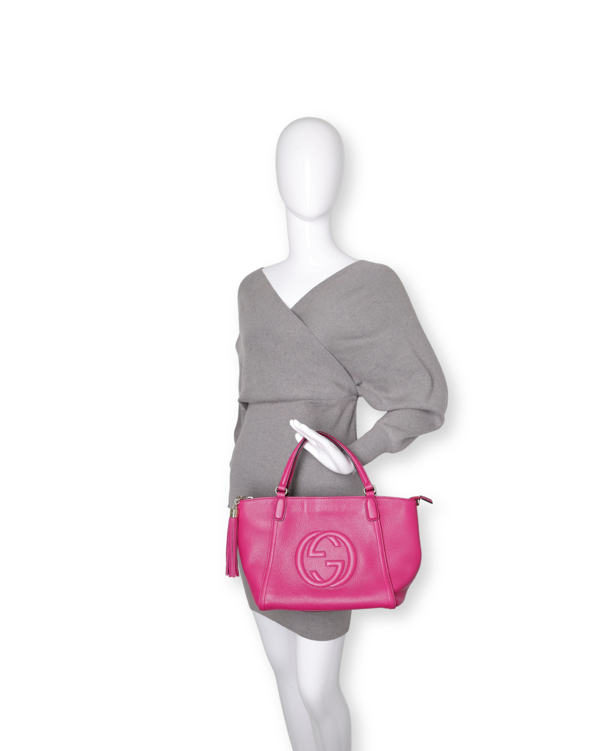 Gucci - Small Soho Working Tote Pink