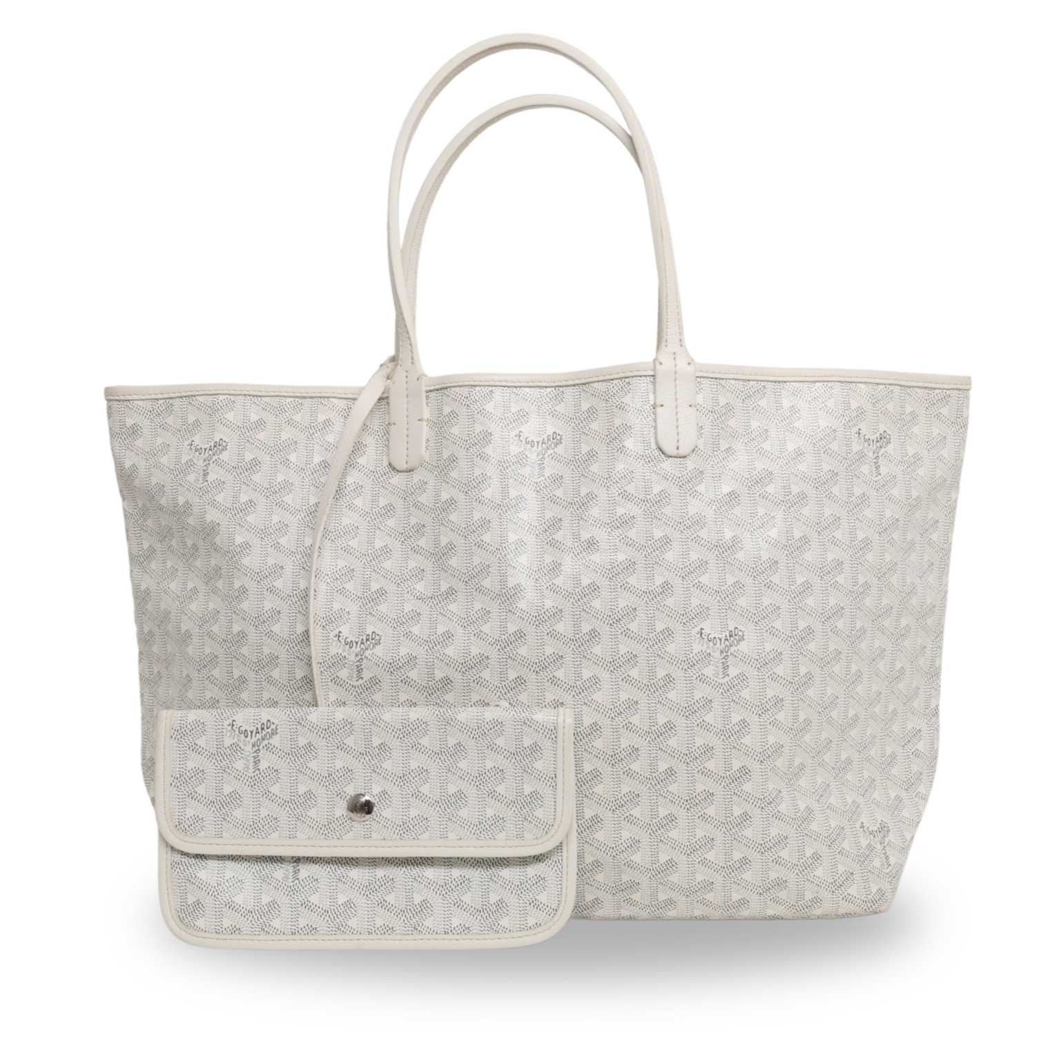 Goyard - Goyardine Reversible Anjou PM White (Pre-Owned)