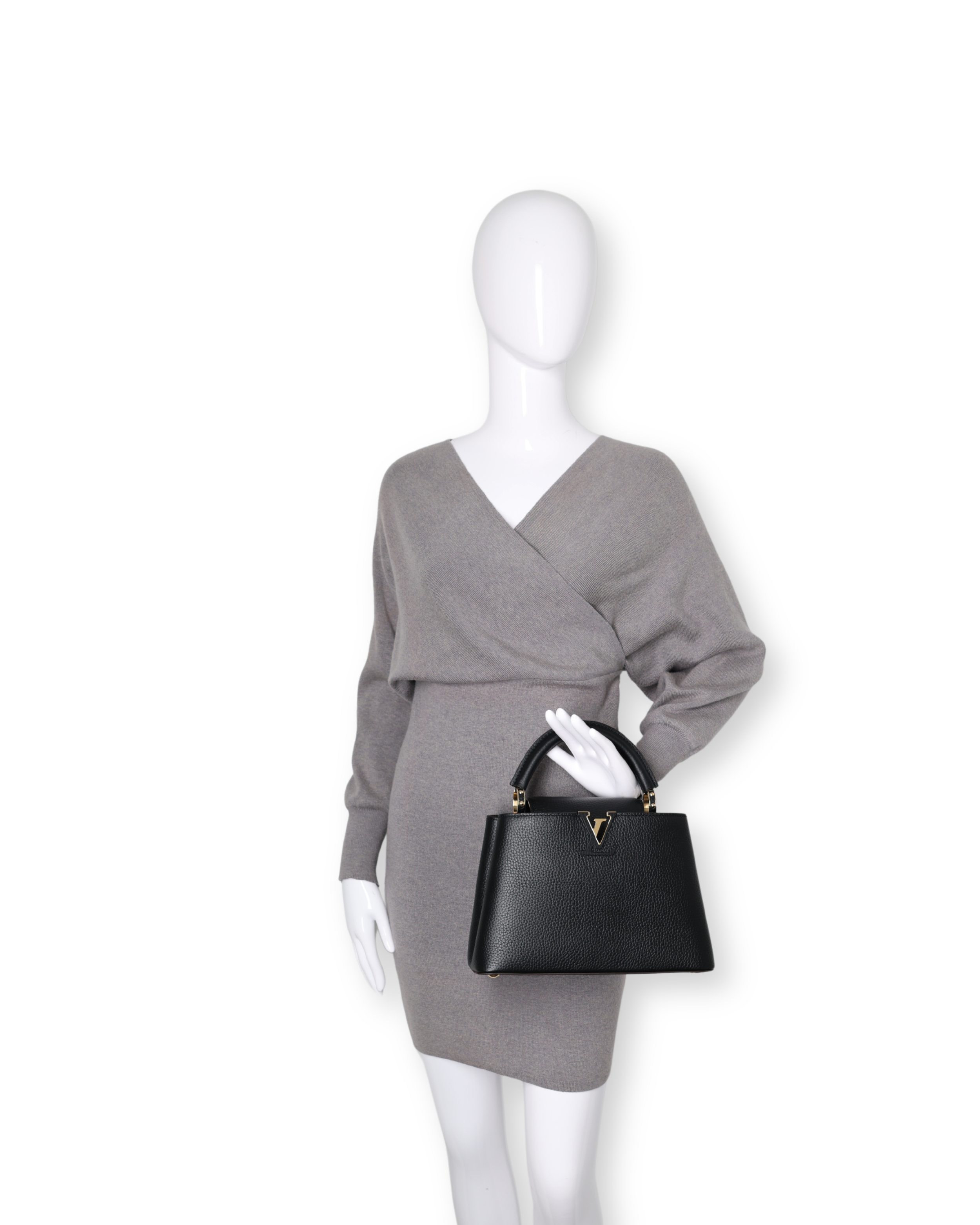 Louis Vuitton - Capucines Mini Black Taurillon Leather (Pre-Owned)