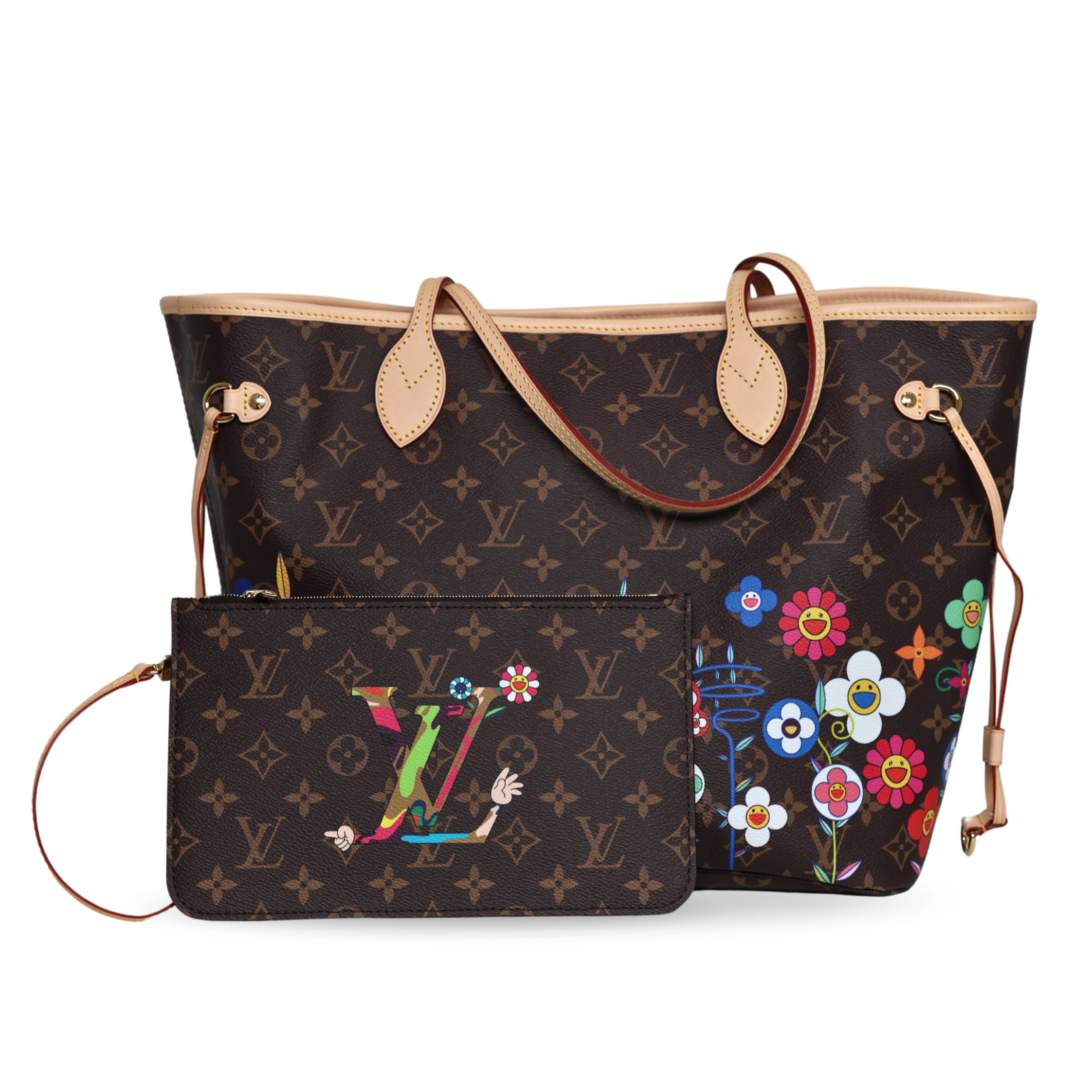 Louis Vuitton x Takashi Murakami - Monogram Neverfull (Brand New)