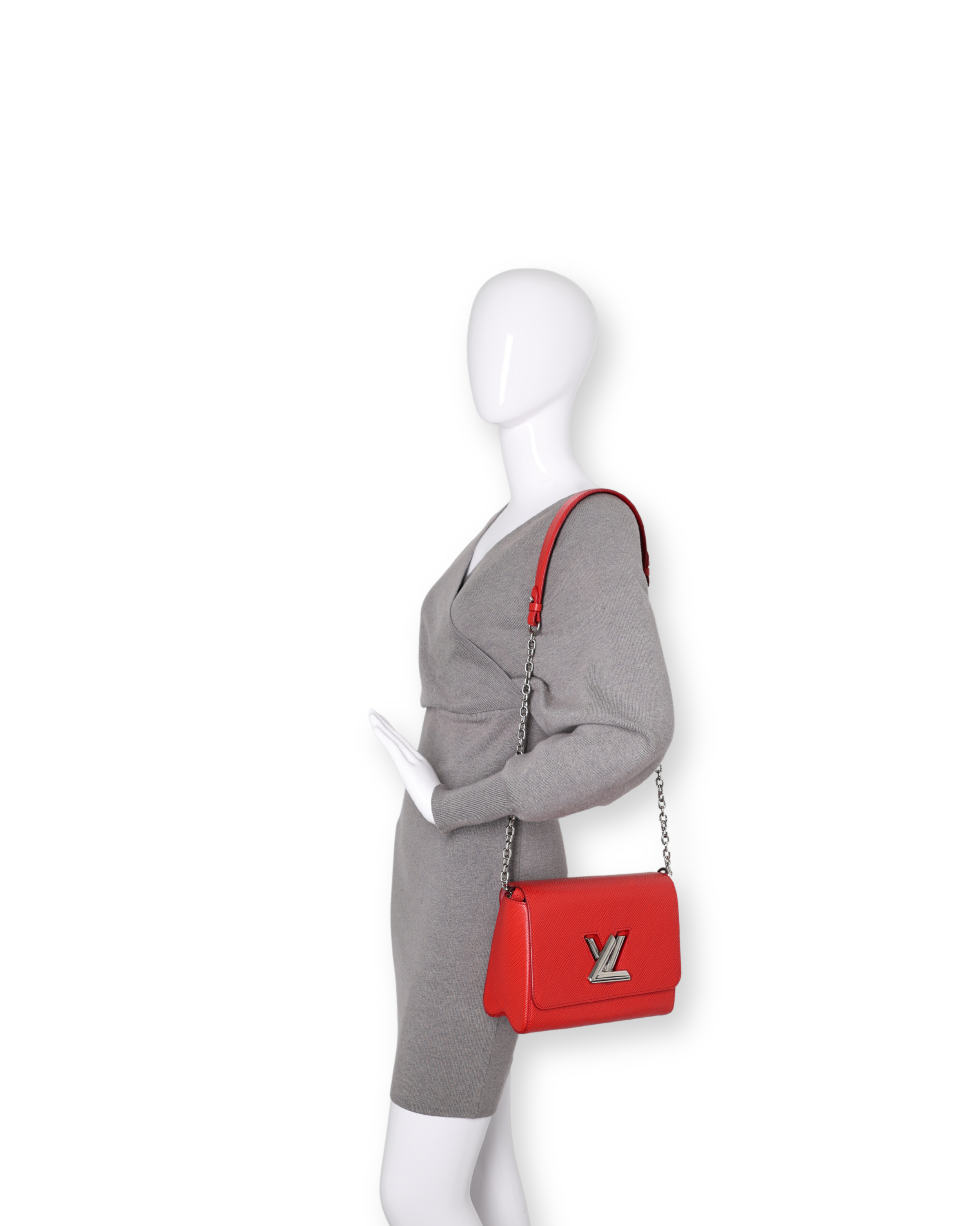 Louis Vuitton - Epi Twist Top Handle Shoulder Bag MM Coquelicot (Pre-Owned)