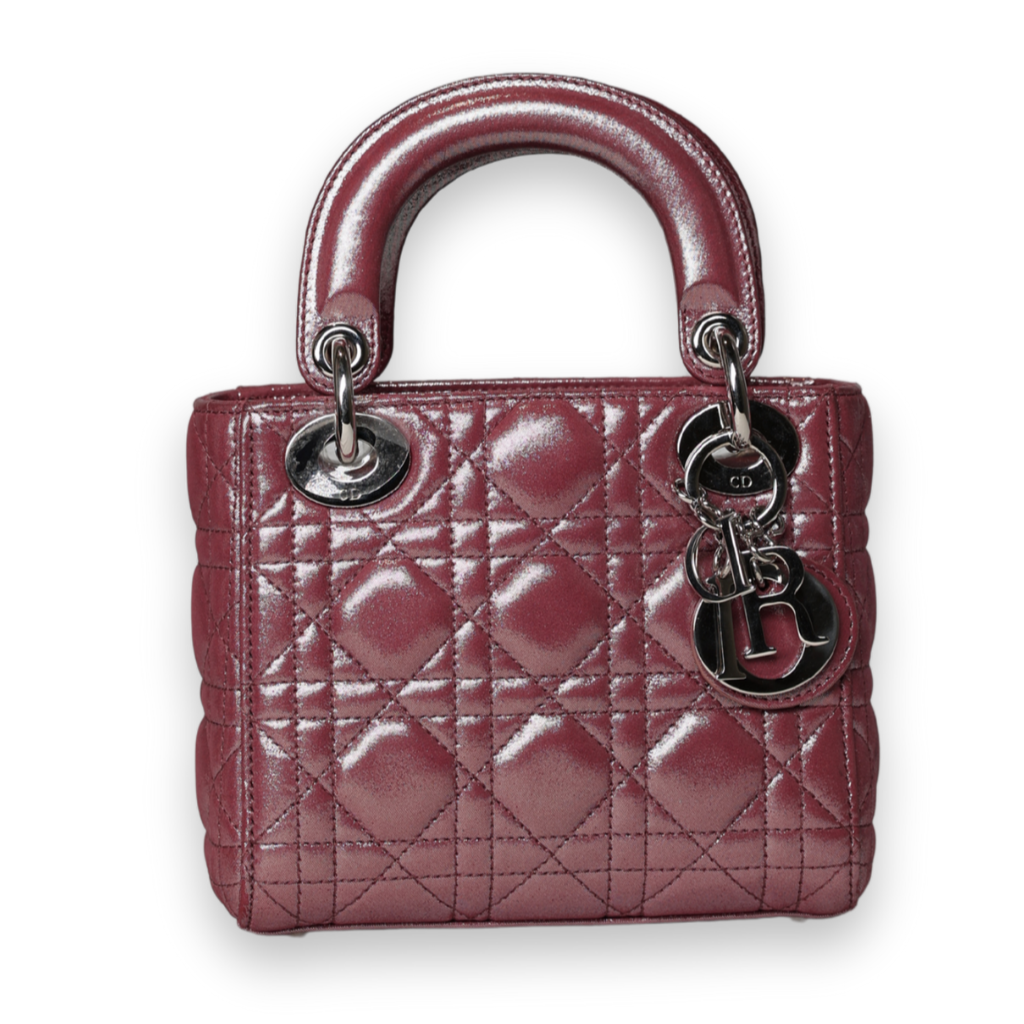 Dior - Metallic Cannage Mini Lady Dior (Pre-Owned)