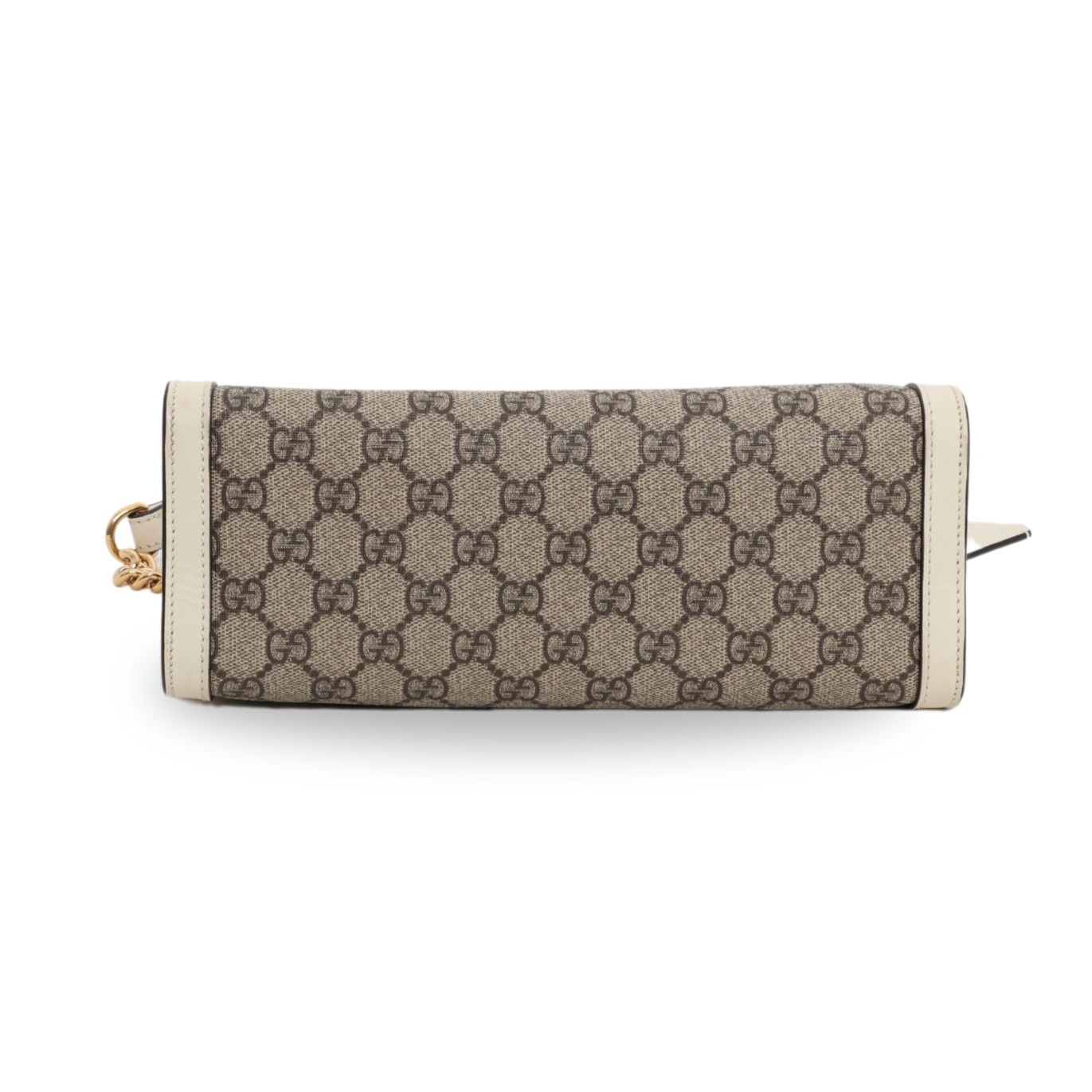 Gucci - GG Calfskin Small Padlock Tote Beige Ebony Mystic White (Pre-Owned)