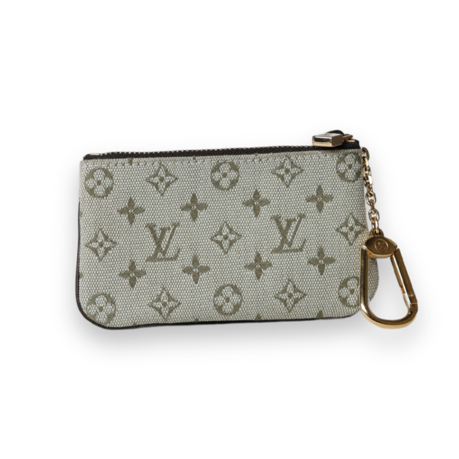 Louis Vuitton - Mini Monogram Jacquard Key Pouch Khaki (Pre-Owned)