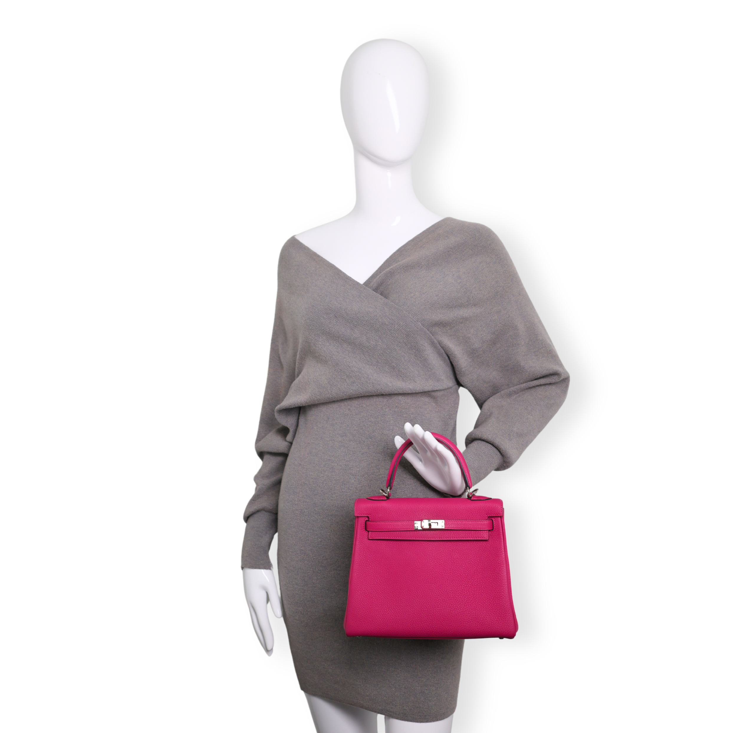 Hermes - Kelly Bag 25cm Paris Pink Togo (Pre-Owned)