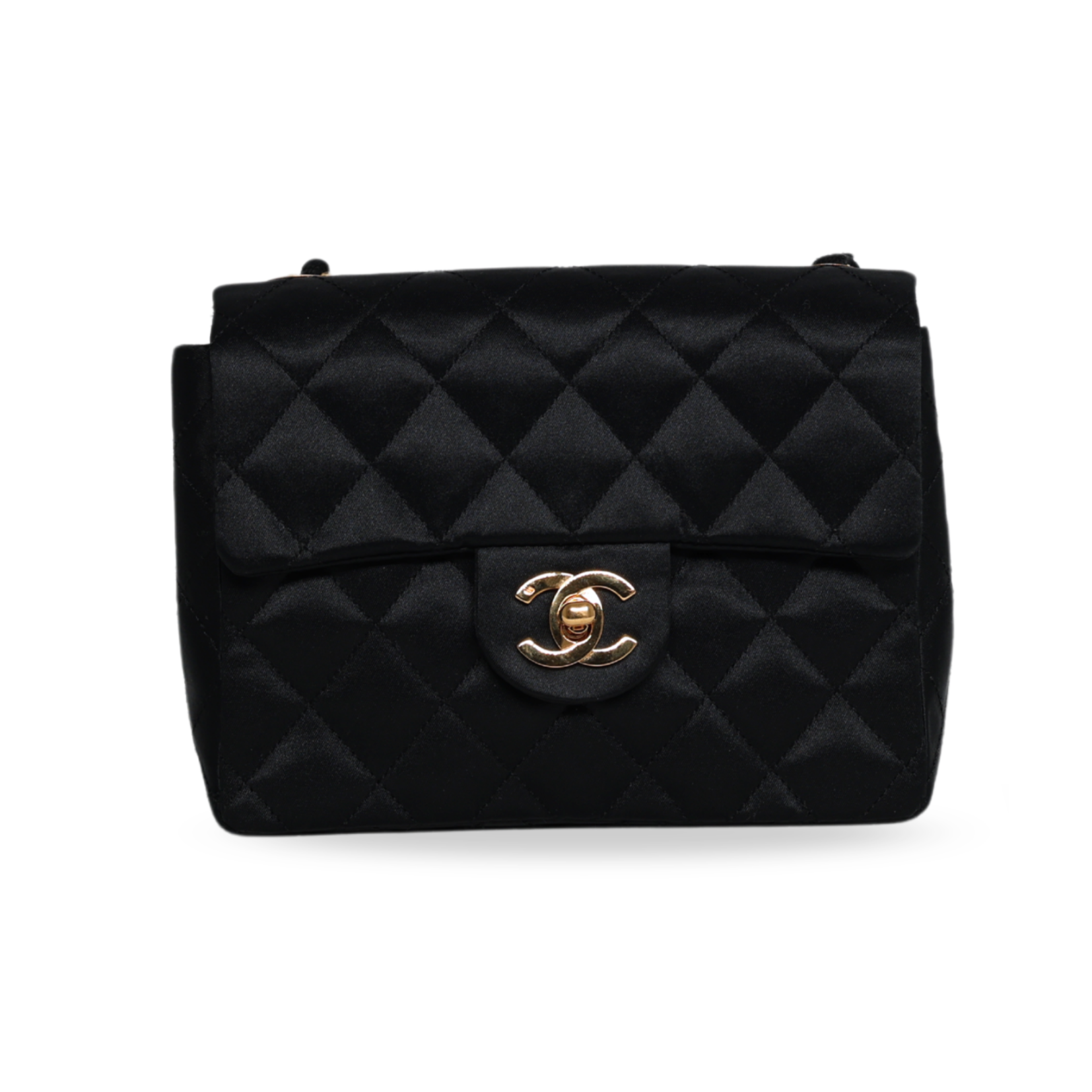 Chanel - Satin Mini Square Flap Bag (Pre-Owned)