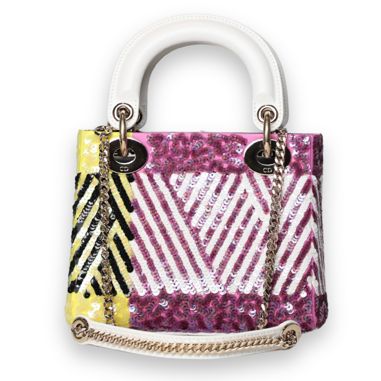 Dior - Small Lady Dior Multicolor Handbag (Pre-Owned)