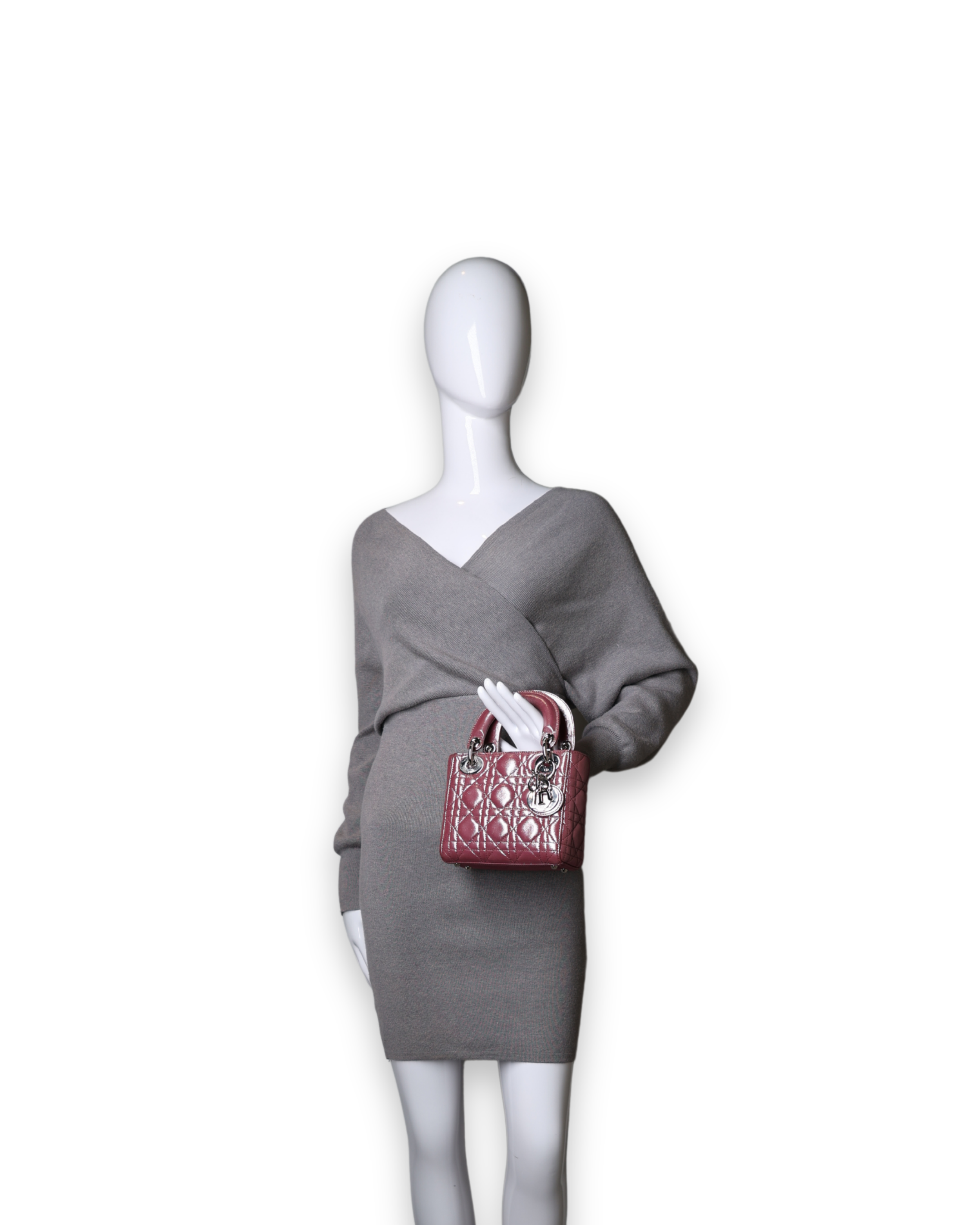 Dior - Metallic Cannage Mini Lady Dior (Pre-Owned)