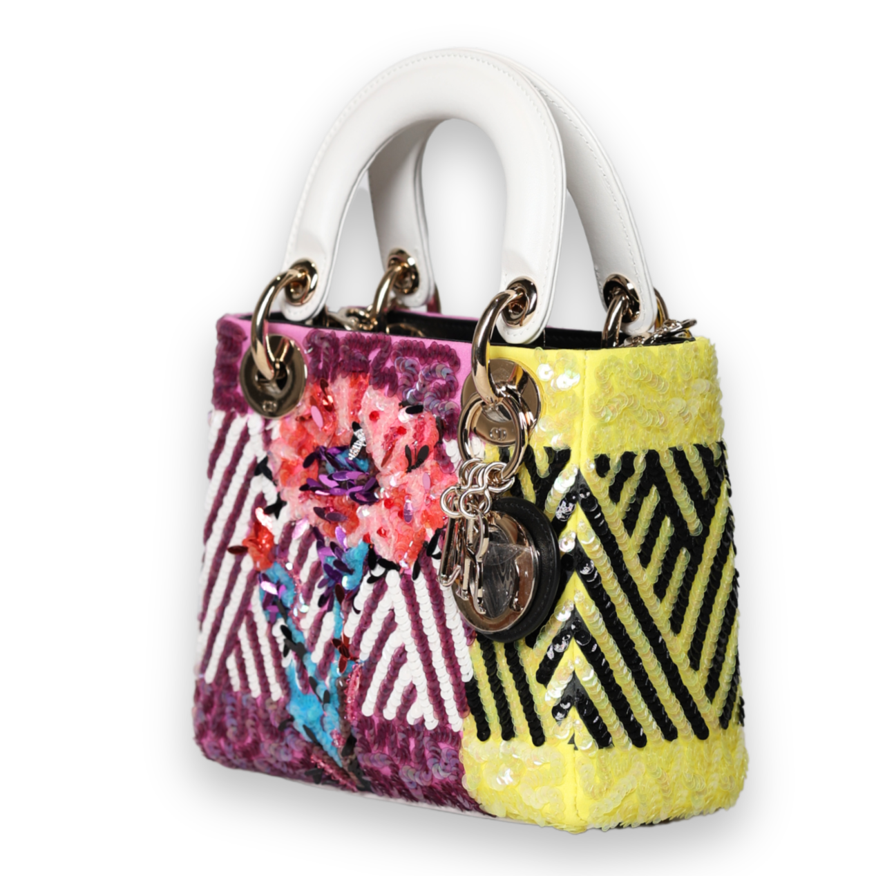 Dior - Small Lady Dior Multicolor Handbag (Pre-Owned)