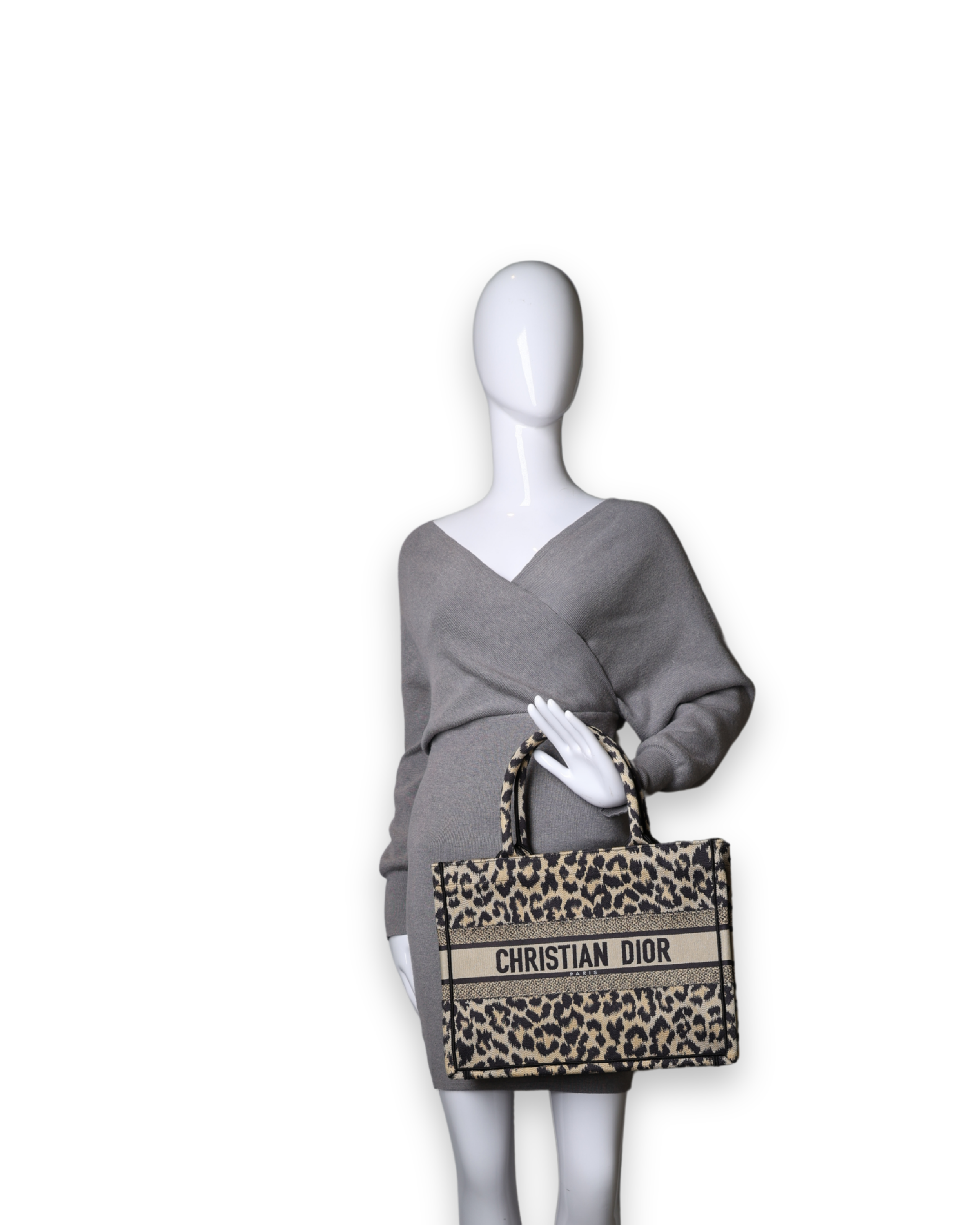 Dior - Medium Book Tote Leopard Print (Pre-Owned)